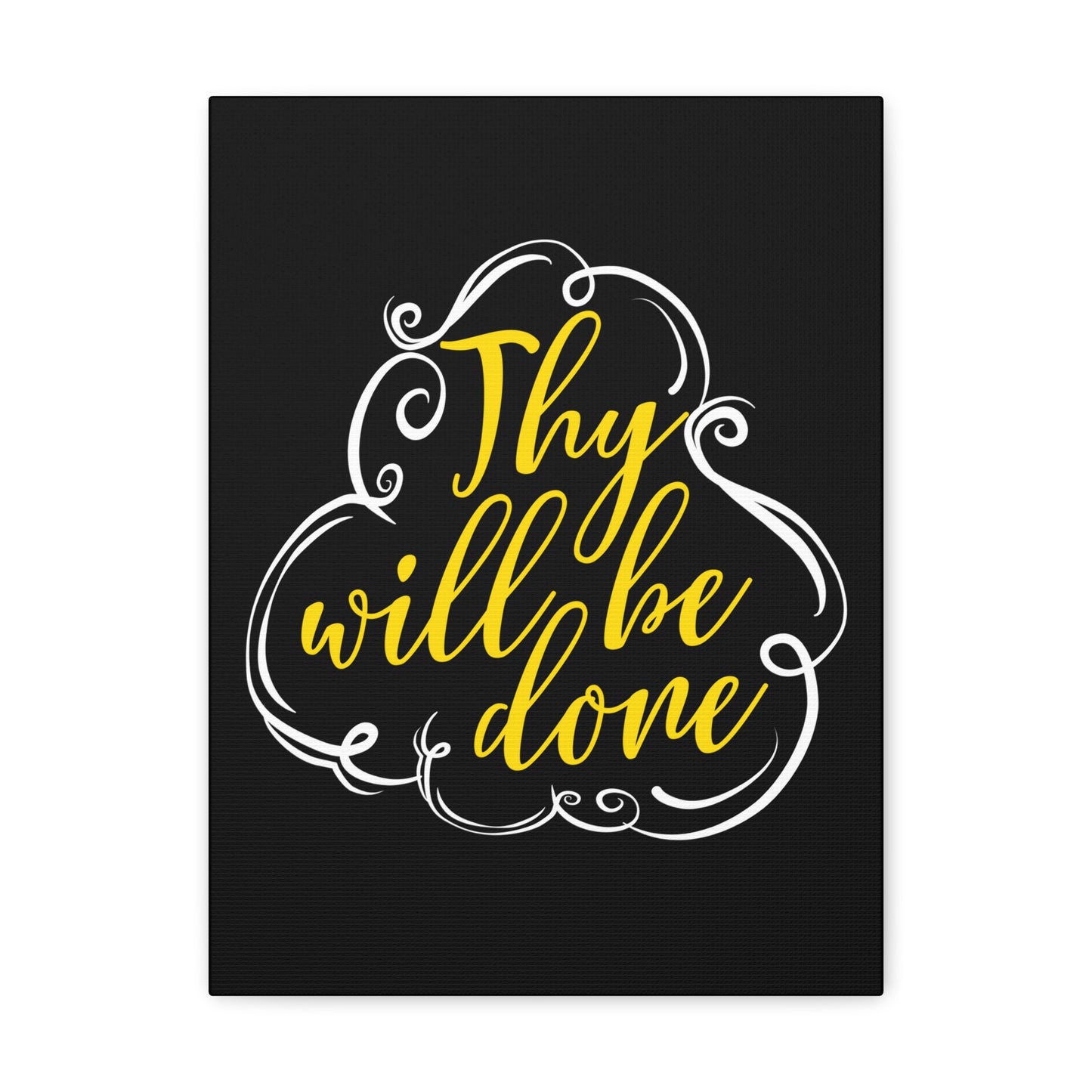 Thy Will Be Done Matthew 6:10 Christian Wall Art Print Ready to Hang