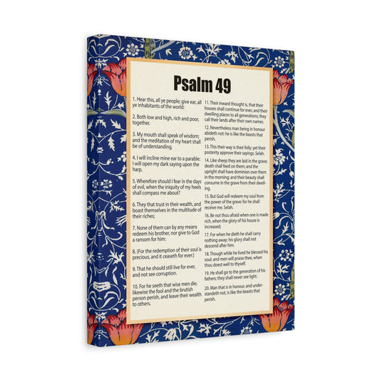 Scripture Walls Riches Will Not Last Psalm 49:17 Christian Wall Art Bible Verse Print Ready to Hang