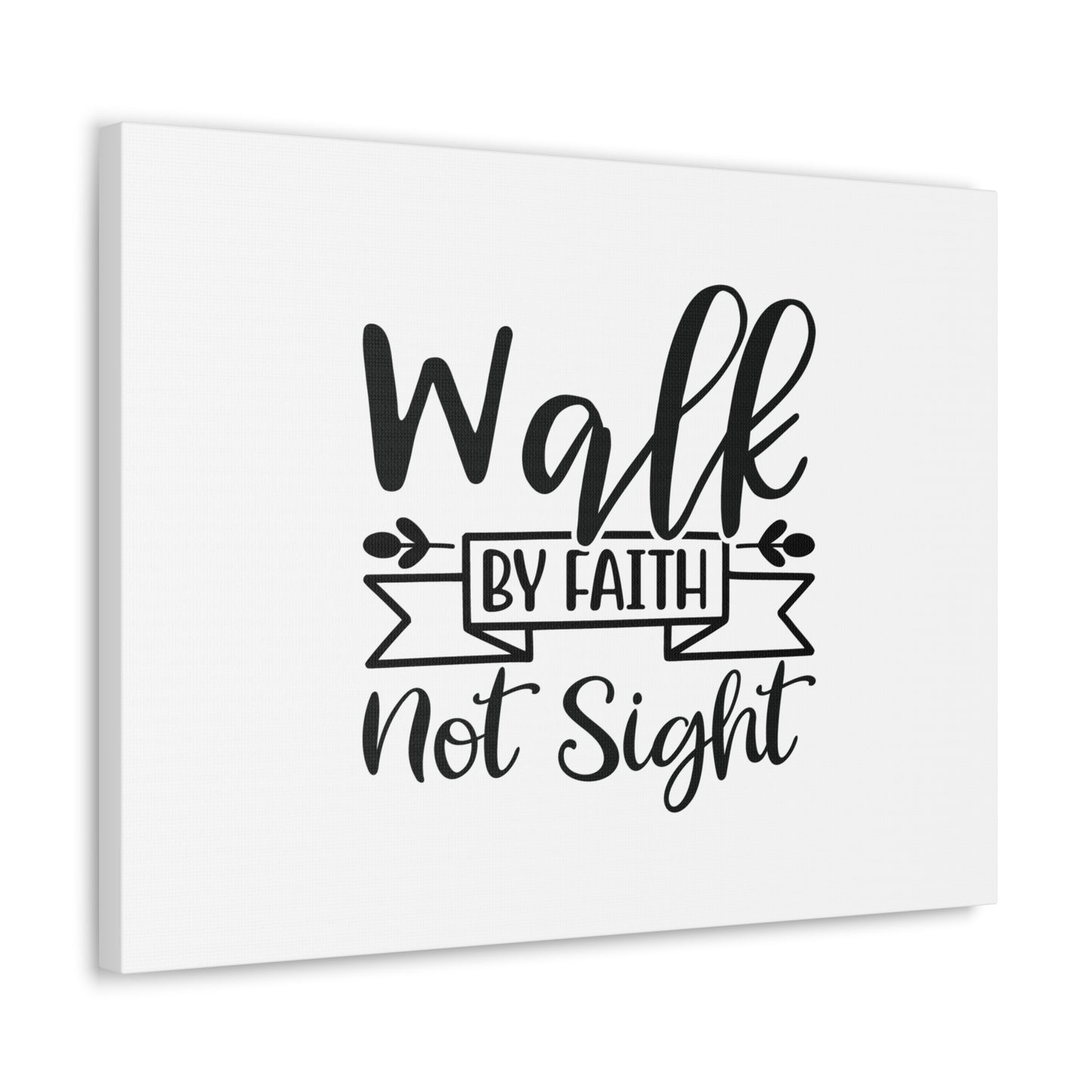Walk By Faith 2 Corinthians 5:7 Banner Christian Wall Art Bible Verse Print Ready to Hang