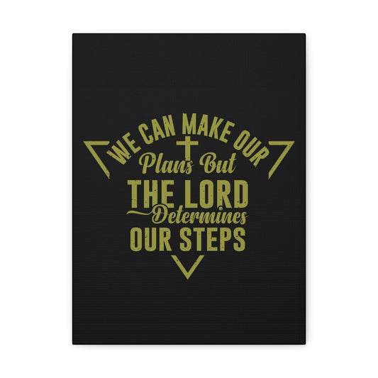 The Lord Determines Psalm 119:105 Christian Wall Art Bible Verse Print Ready to Hang