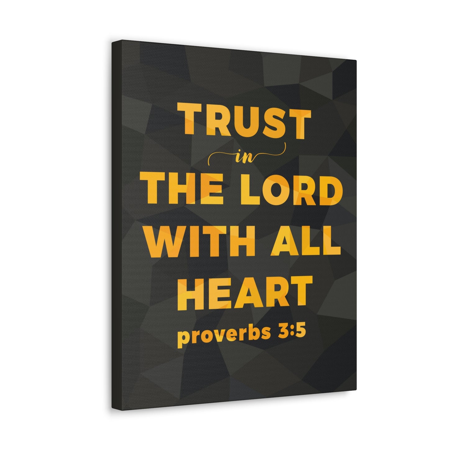 Trust In The Lord Proverbs 3:5 Christian Wall Art Bible Verse Print Ready To Hang