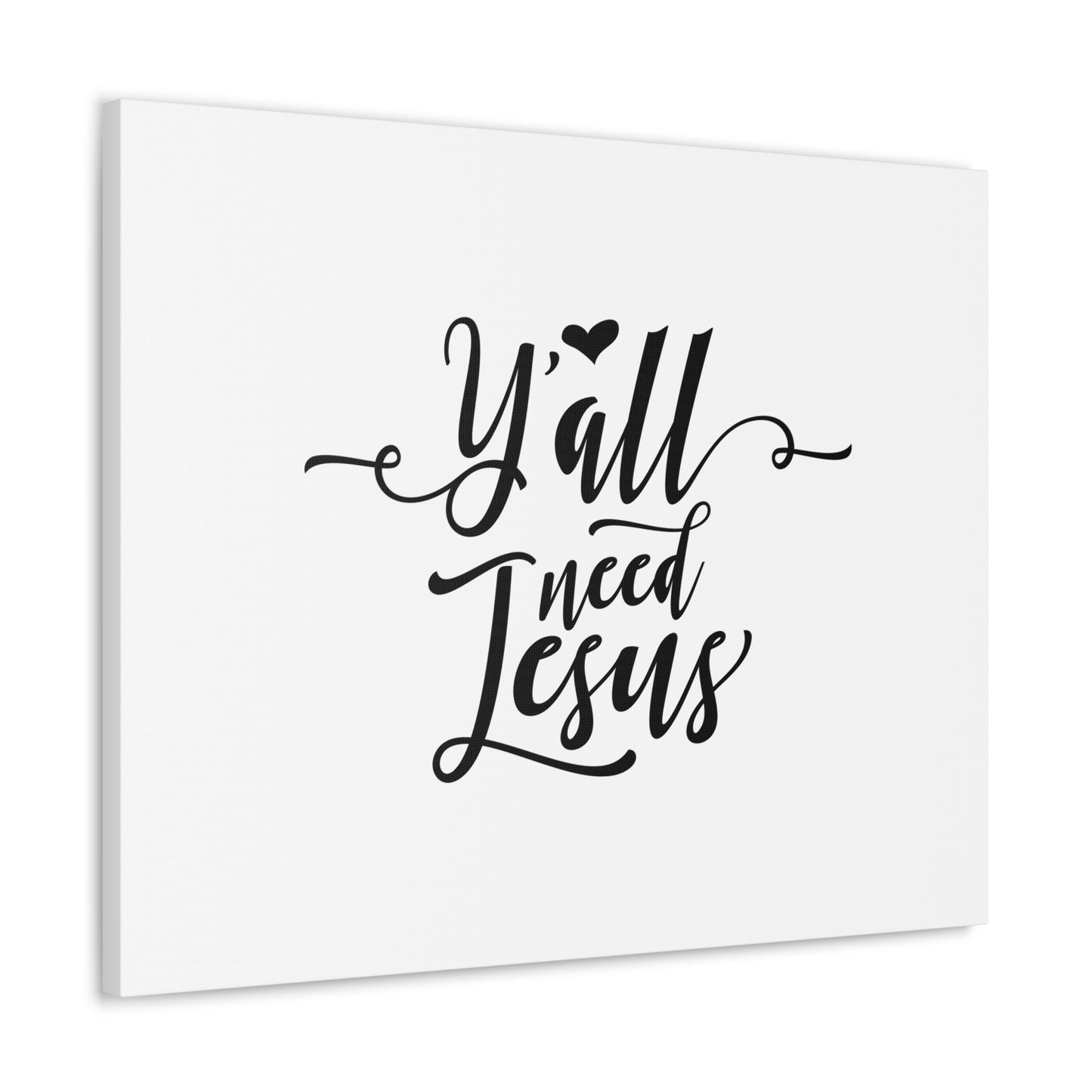 Ya'll Need Jesus Hebrews 12:2 Christian Wall Art Bible Verse Print Ready to Hang