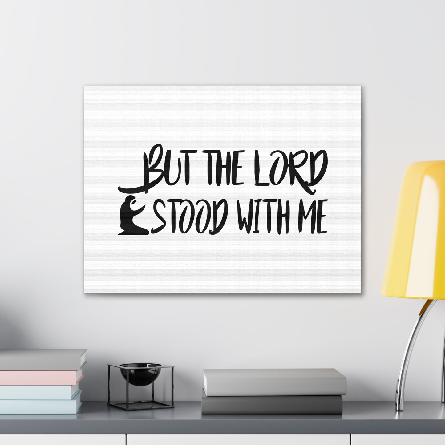 The Lord Stood With Me Isaiah 41:13 Christian Wall Art Bible Verse Print Ready to Hang