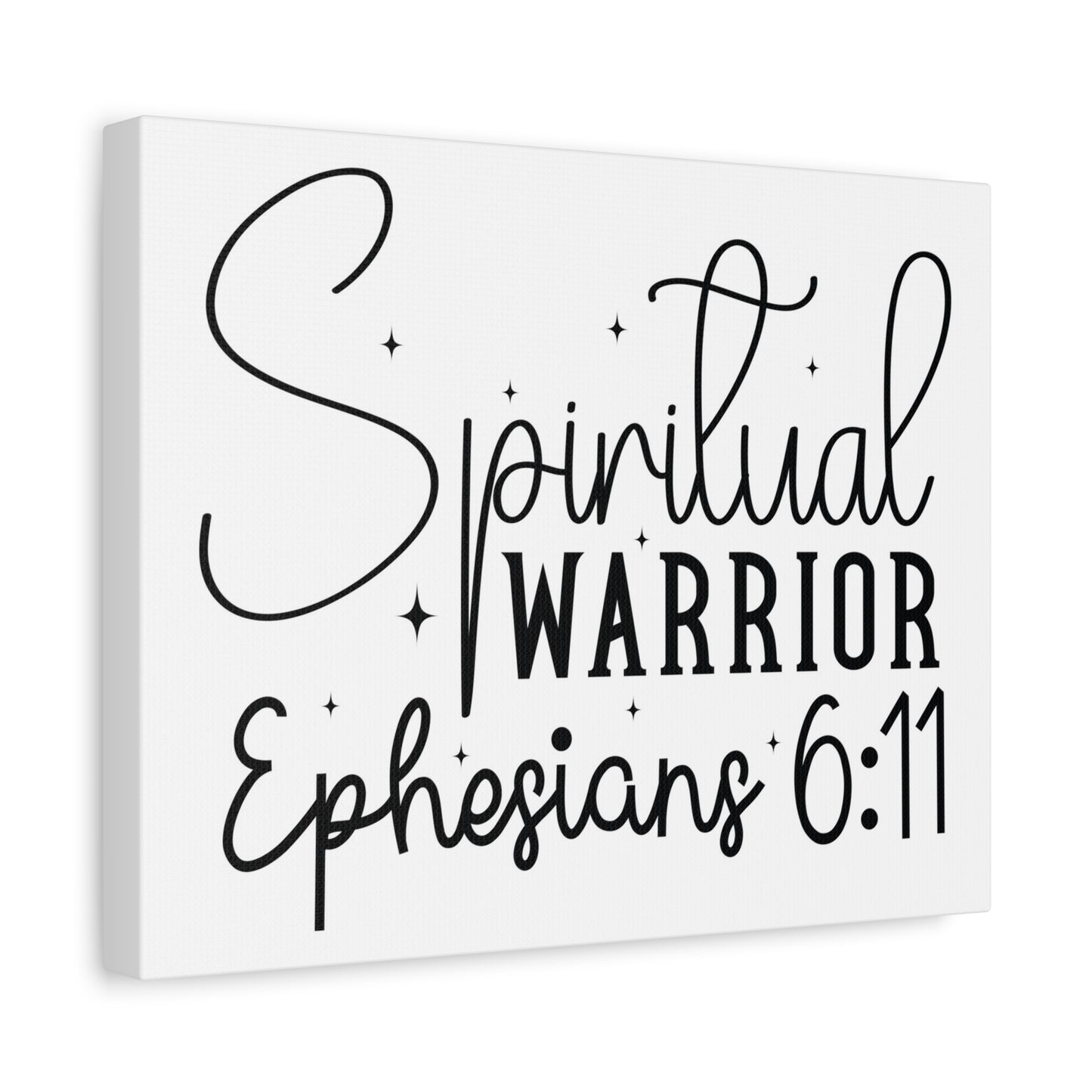 Scripture Walls Ephesians 6:11 A Spiritual Warrior Bible Verse Canvas Christian Wall Art Ready to Hang Unframed