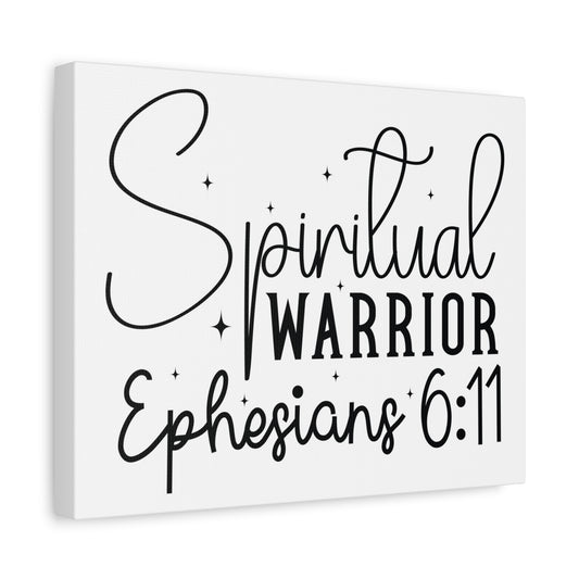 Scripture Walls Ephesians 6:11 A Spiritual Warrior Bible Verse Canvas Christian Wall Art Ready to Hang Unframed