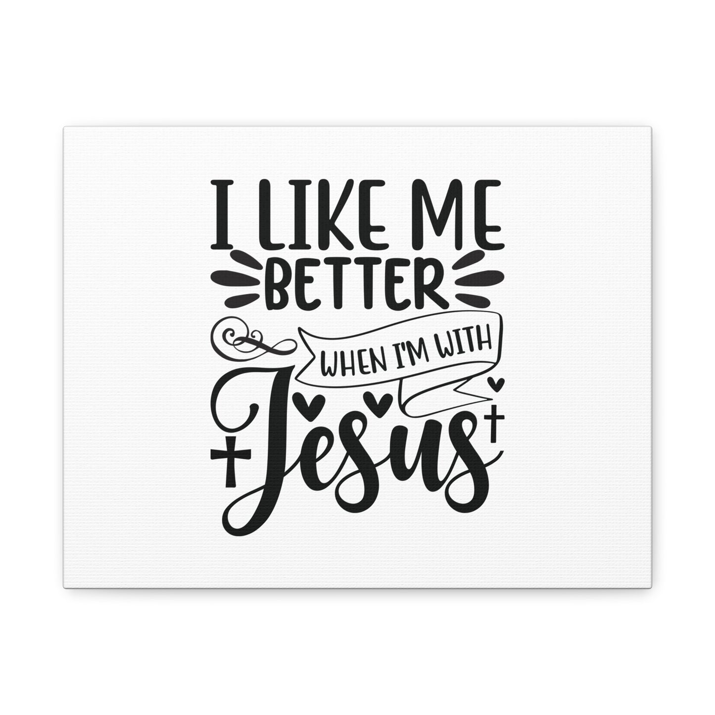 When I'm With Jesus Acts 4:13 Christian Wall Art Bible Verse Print Ready to Hang
