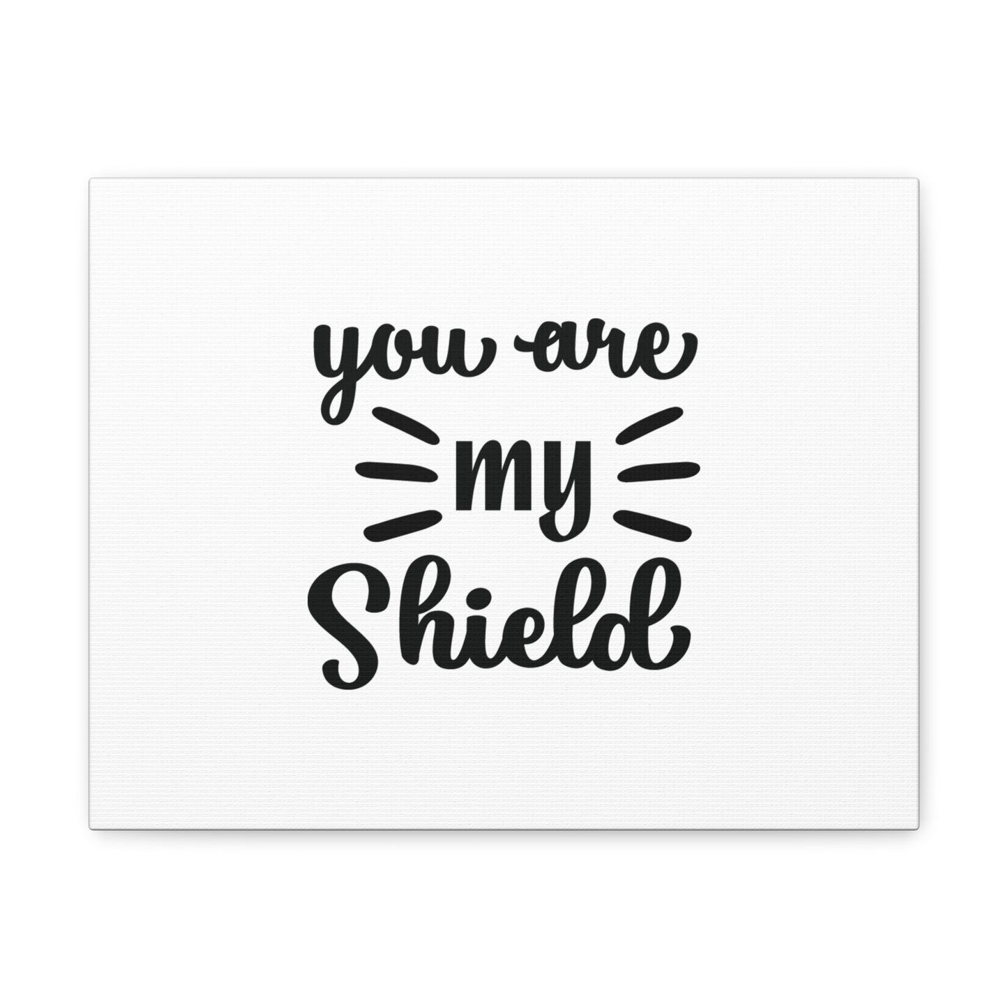 You Are My Shield Psalm 3:3 Christian Wall Art Bible Verse Print Ready to Hang