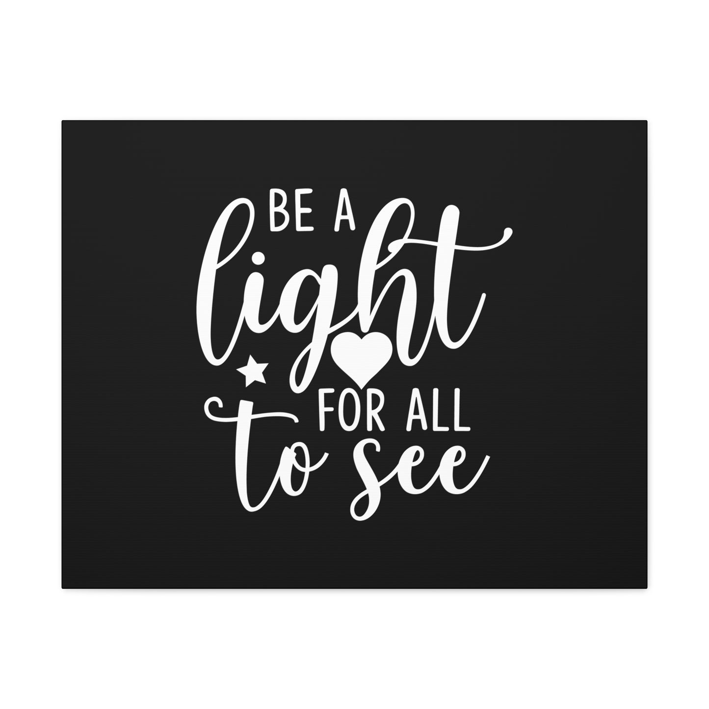 Be A Light For All To See Matthew 5:16 Christian Wall Art Bible Verse Print Ready to Hang