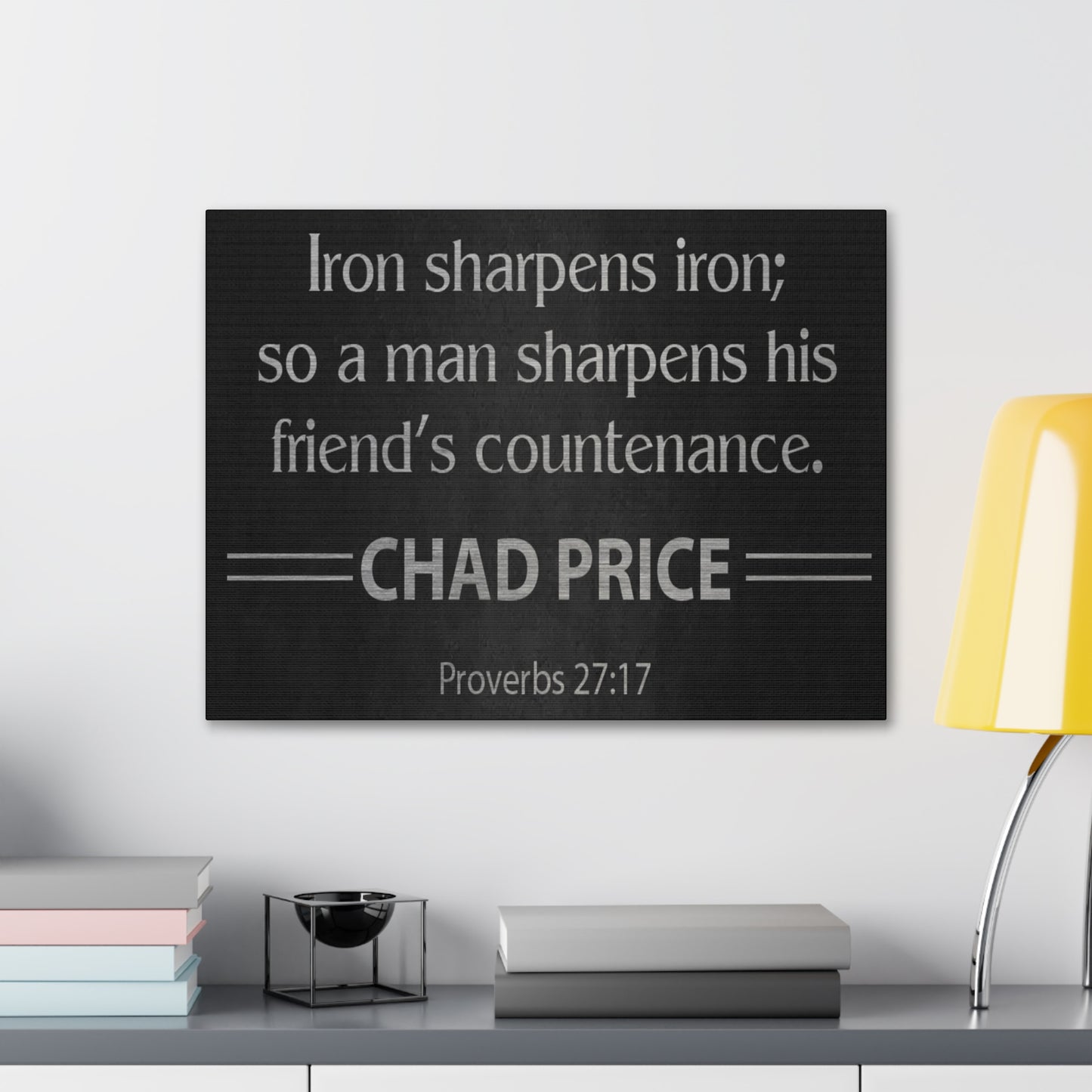 Personalized Proverbs 27:17