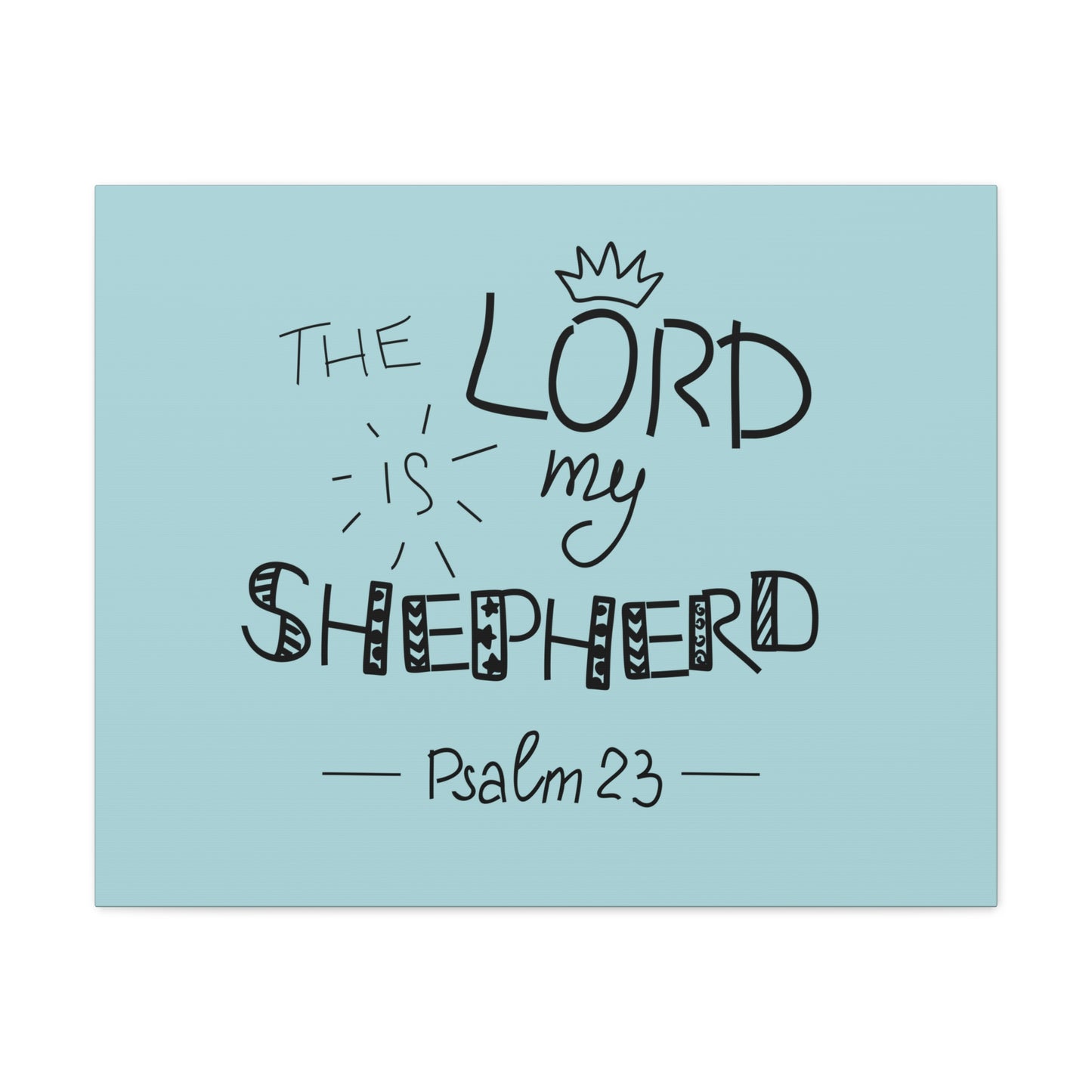 The Lord Is My Shepherd Psalm 23 Christian Wall Art Bible Verse Print Ready To Hang