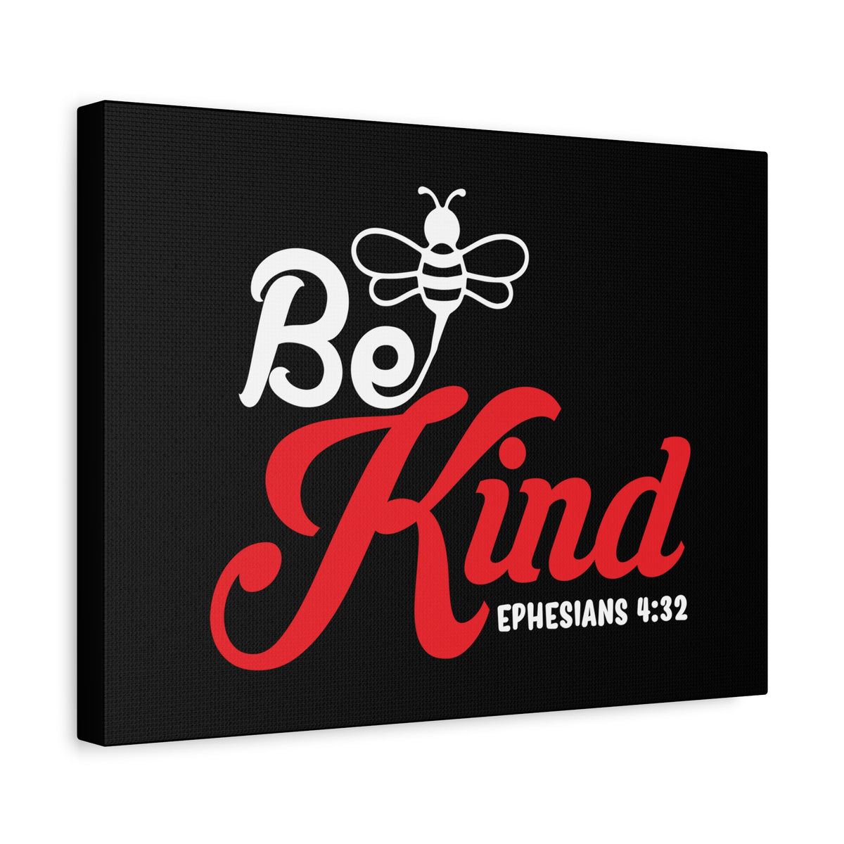 Scripture Canvas Bee Kind Ephesians 4:32 Christian Wall Art Bible Verse Print Ready to Hang