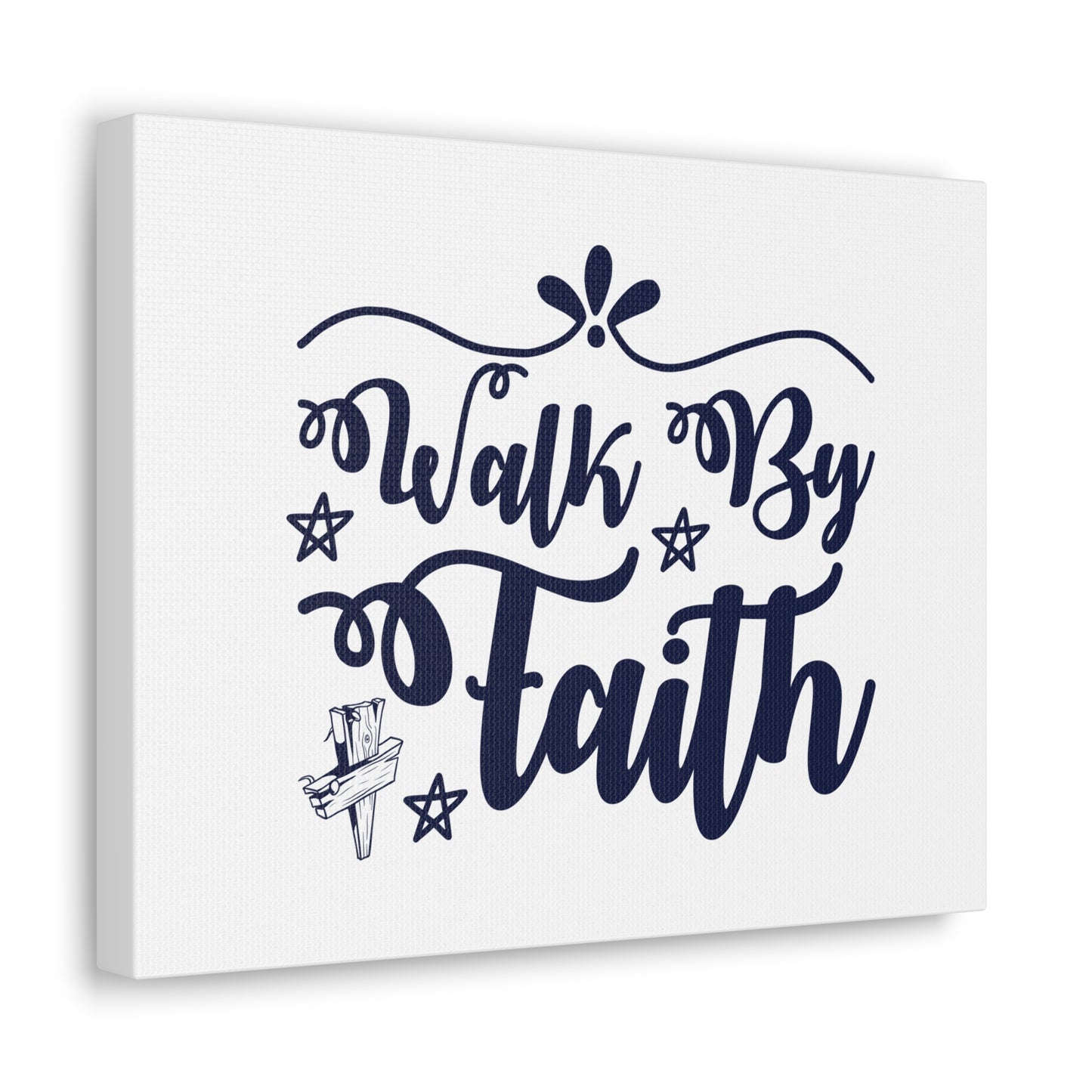 Walk By Faith 2 Corinthians 5:7 Christian Wall Art Bible Verse Print Ready to Hang