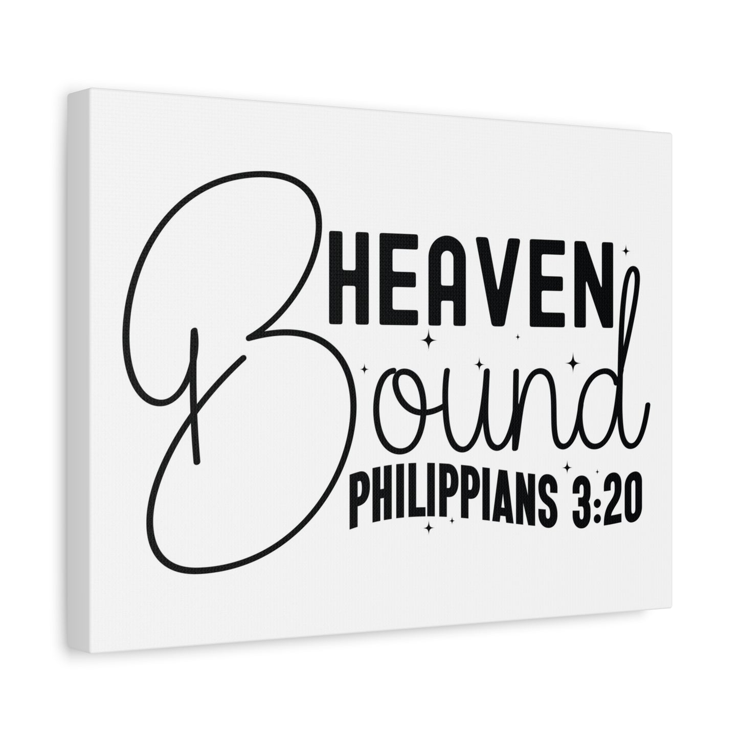 Scripture Walls Philippians 3:20 I am Heaven Bound Bible Verse Canvas Christian Wall Art Ready to Hang Unframed
