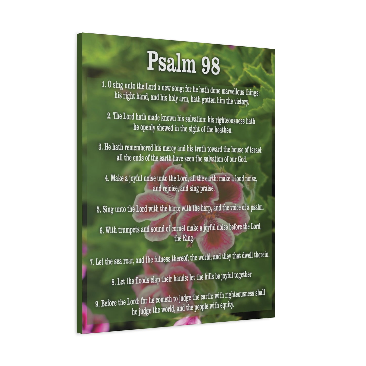 Scripture Walls Joyful Noise Of Salvation Psalm 98:4 Christian Wall Art Print Ready to Hang
