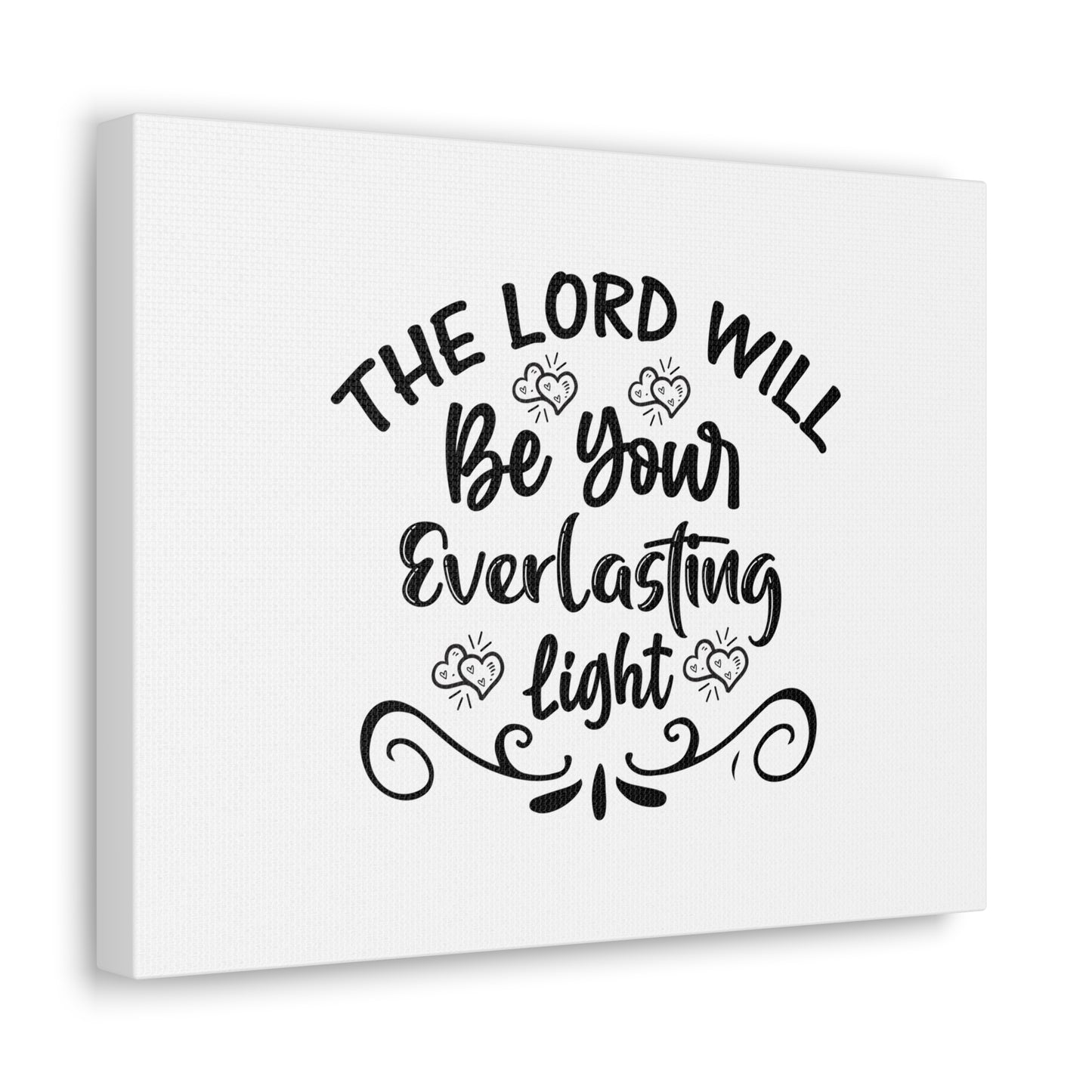 The Lord Will Be Your Everlasting Light Isaiah 60:20 Christian Wall Art Bible Verse Print Ready to Hang