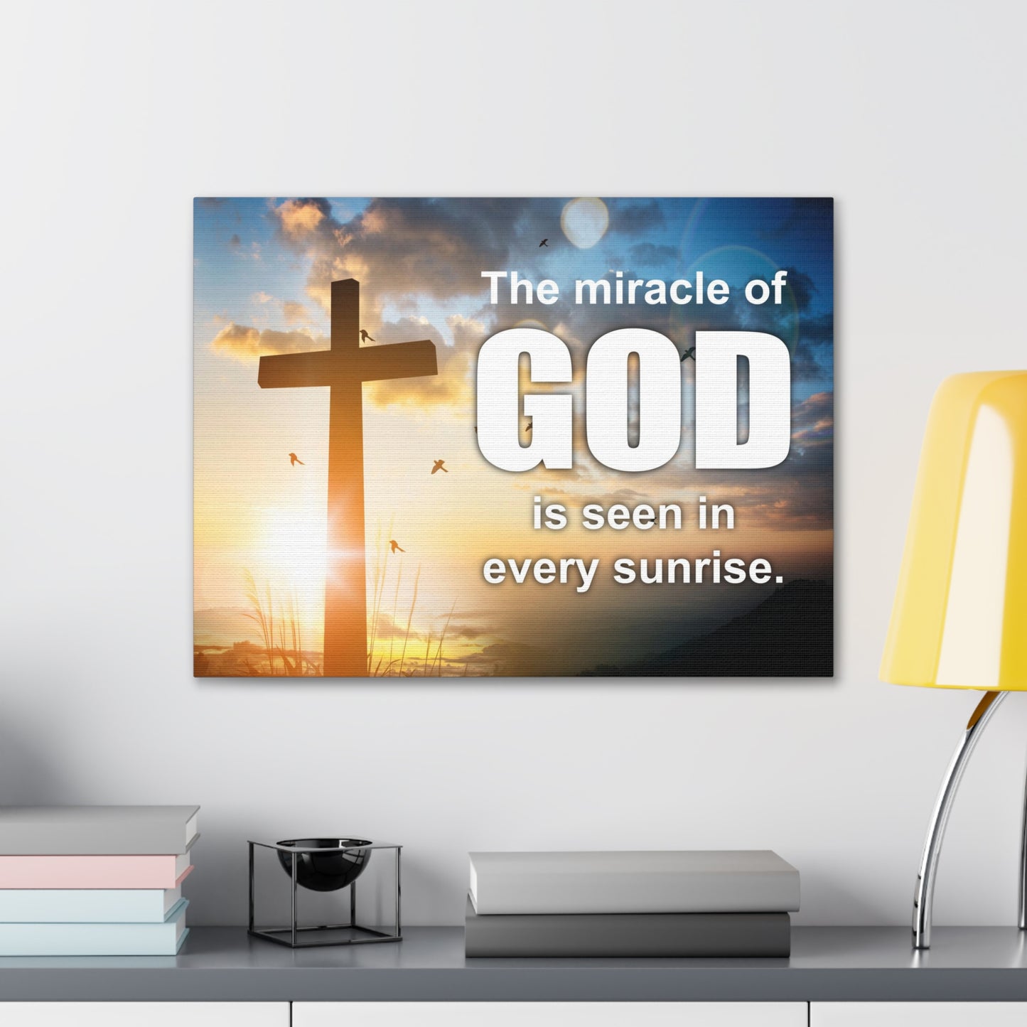 The Miracle of God Psalm 118:24 Christian Wall Art Bible Verse Print Ready to Hang