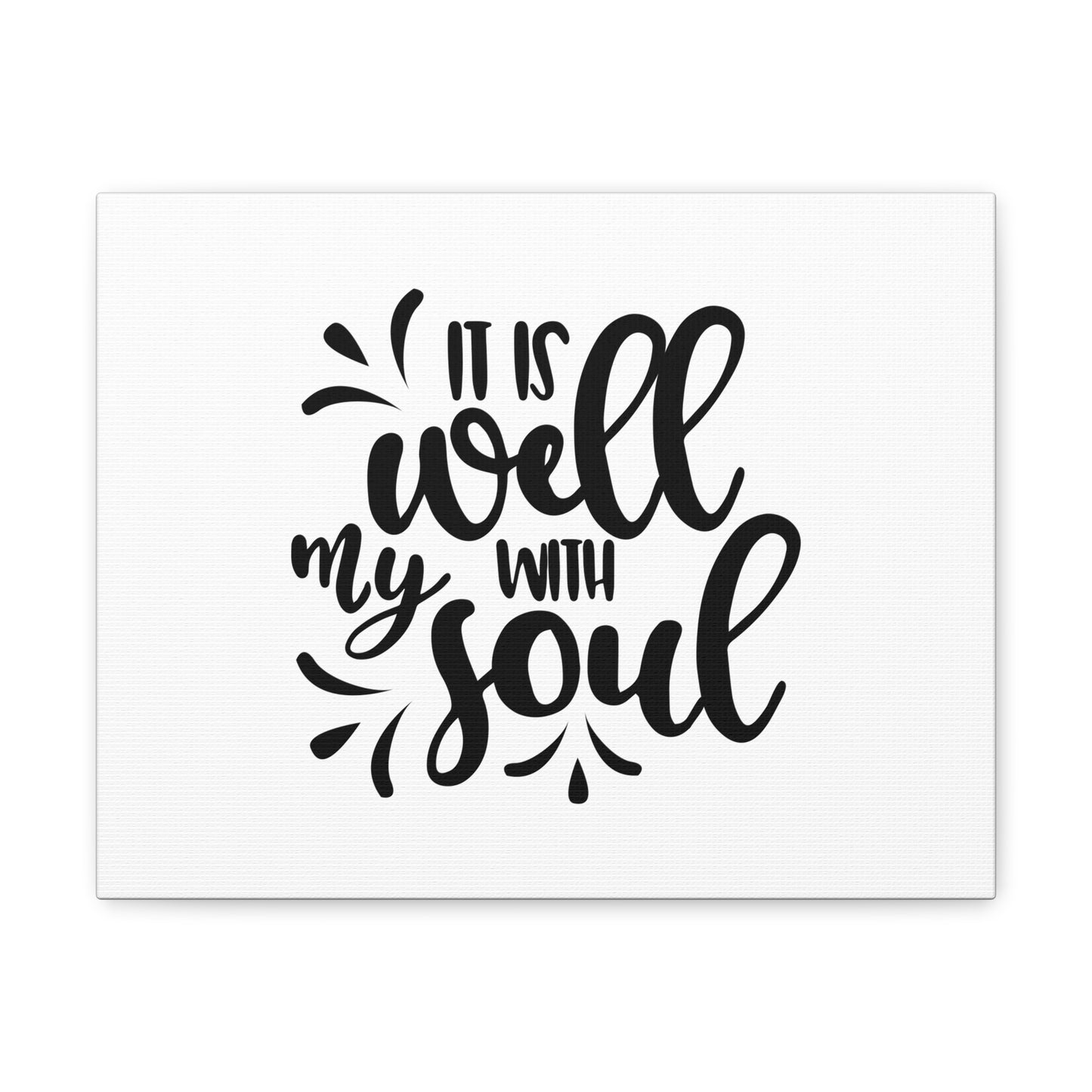 Well With My Soul Psalm 42:7 Christian Wall Art Bible Verse Print Ready to Hang