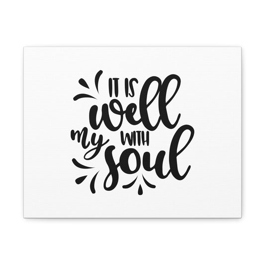 Well With My Soul Psalm 42:7 Christian Wall Art Bible Verse Print Ready to Hang