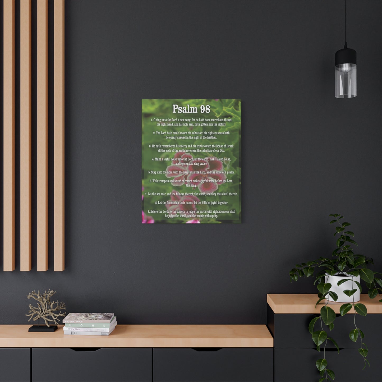 Scripture Walls Joyful Noise Of Salvation Psalm 98:4 Christian Wall Art Print Ready to Hang