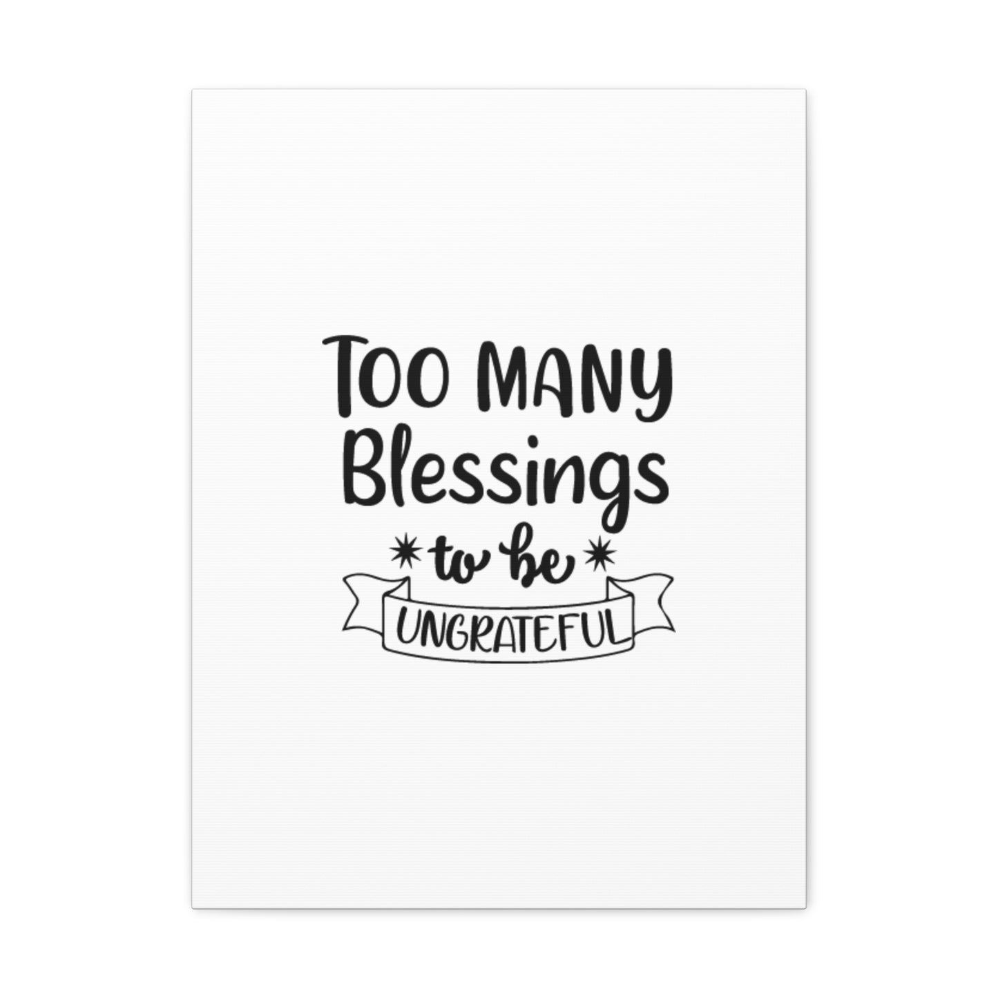 Too Many Blessings James 1:17 Christian Wall Art Bible Verse Print Ready to Hang
