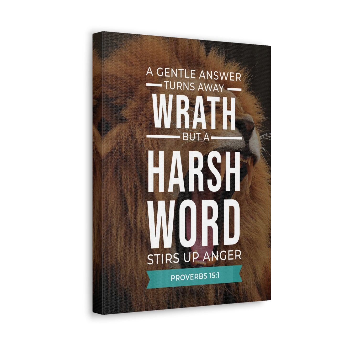 The Tongue of The Wise Proverbs 15:1Ã¢ÂÂ­ Christian Wall Art Bible Verse Print Ready to Hang