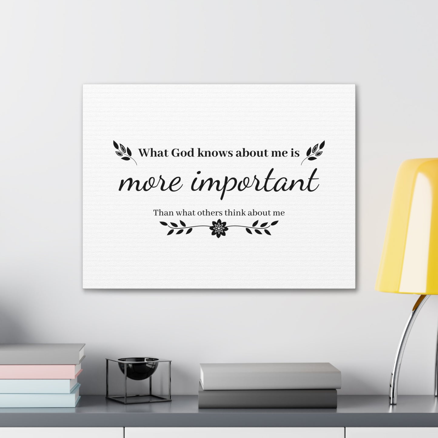 What God Knows About Me Is More Important Jeremiah 29:11 Christian Wall Art Bible Verse Print Ready to Hang