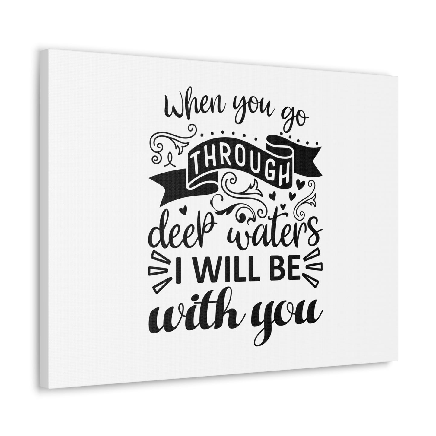 Will Be With You 2 Corinthians 12:9-10 ESV Christian Wall Art Bible Verse Print Ready to Hang