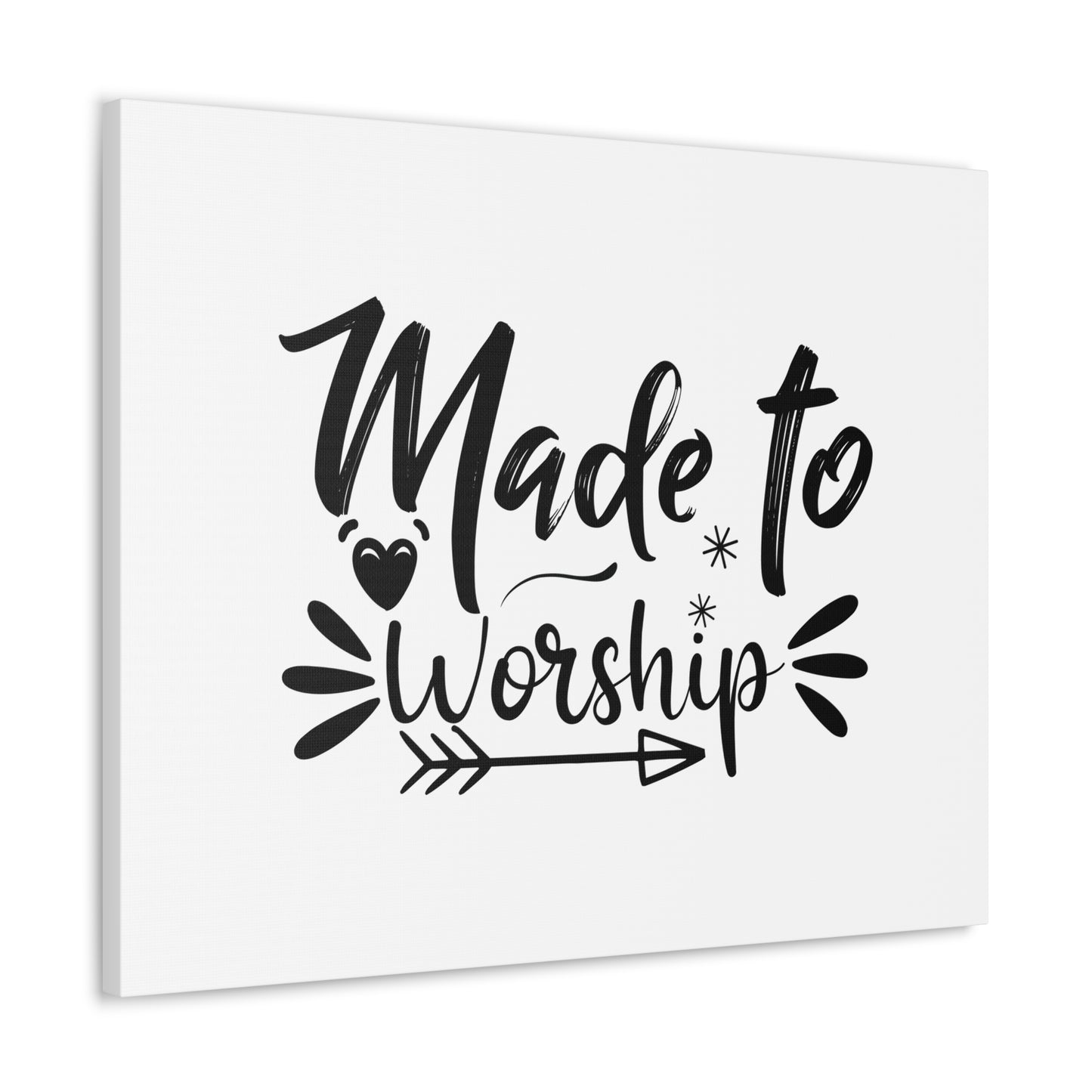 To Worship Arrow Psalm 95:6 Christian Wall Art Bible Verse Print Ready to Hang