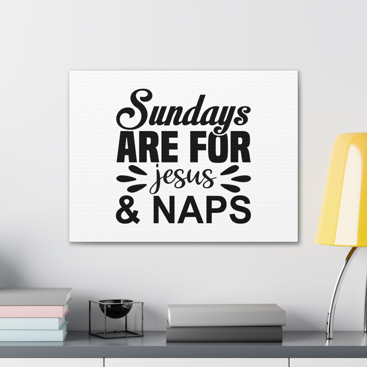 Jesus & Naps Deuteronomy 5:12 Christian Wall Art Bible Verse Print Ready to Hang