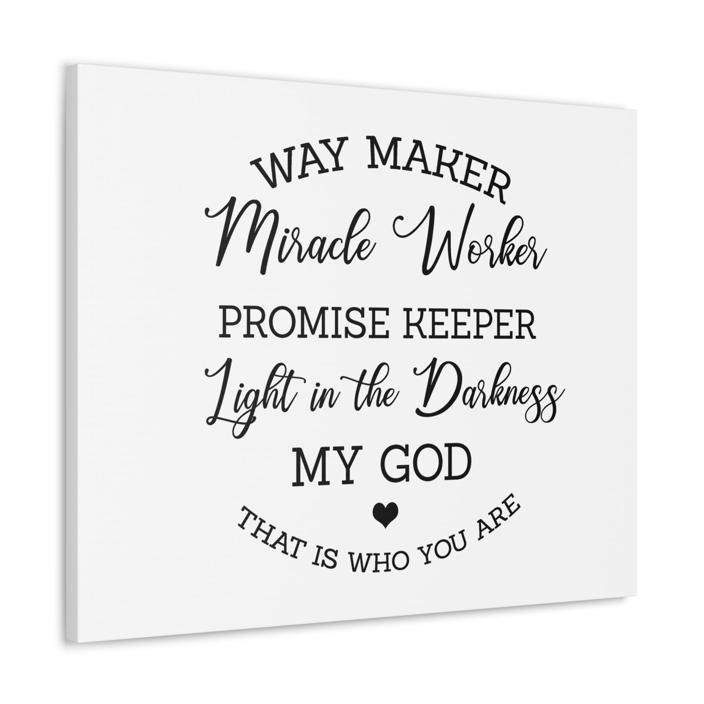 Way Maker Isaiah 43:16 Christian Wall Art Print Ready to Hang