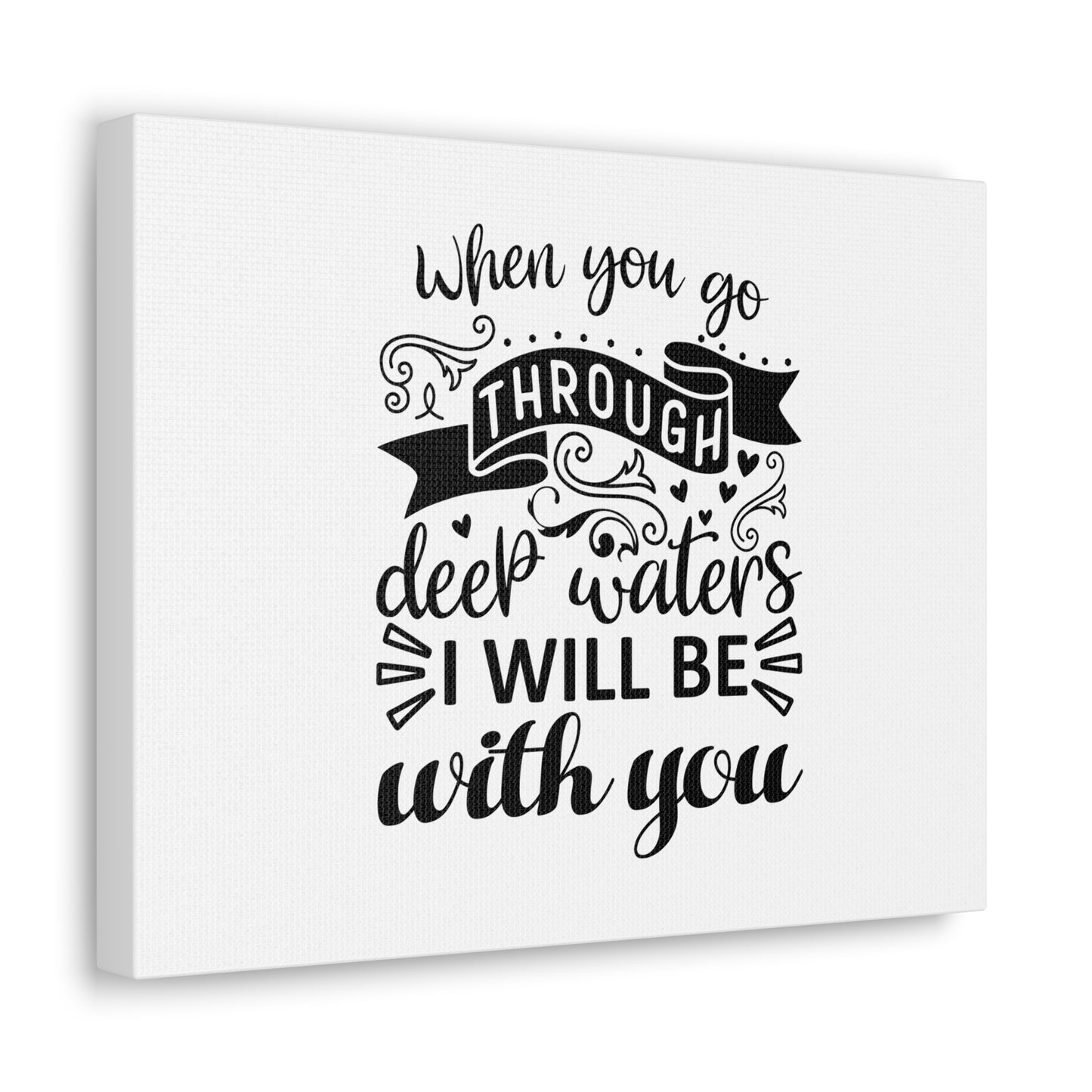 Will Be With You 2 Corinthians 12:9-10 ESV Christian Wall Art Bible Verse Print Ready to Hang