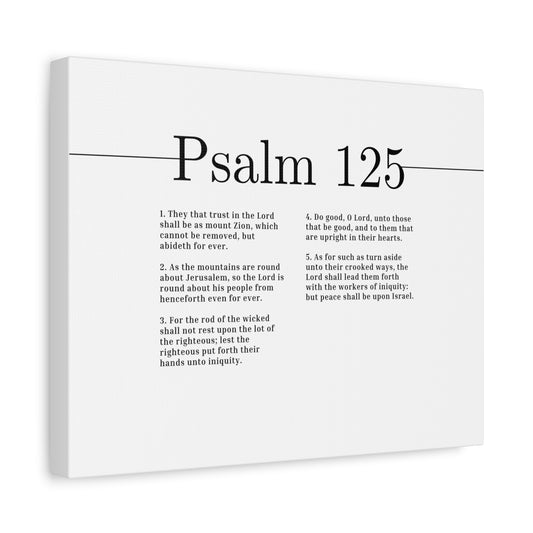 Scripture Canvas Do Good, O Lord Psalm 125 Christian Wall Art Bible Verse Print Ready to Hang