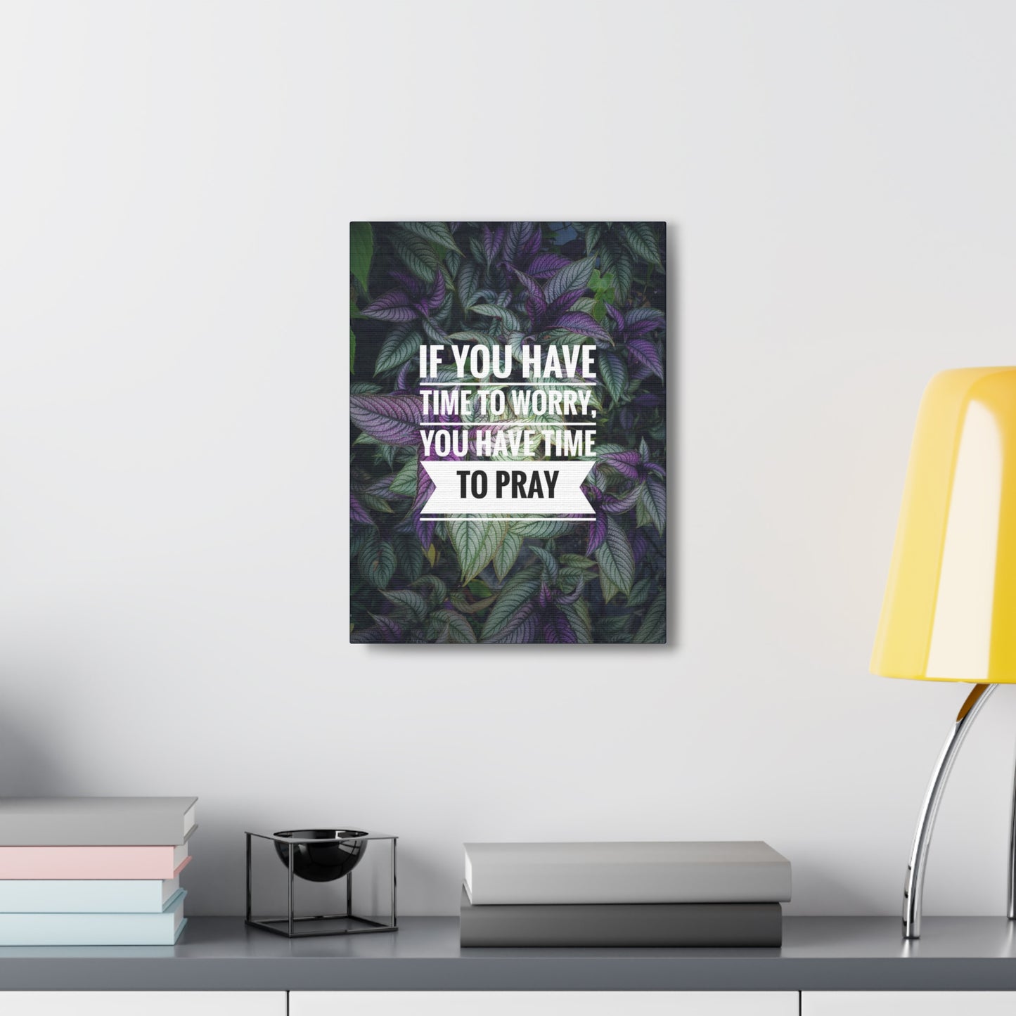 Time To Pray Philippians 4:6 Christian Wall Art Bible Verse Print Ready to Hang
