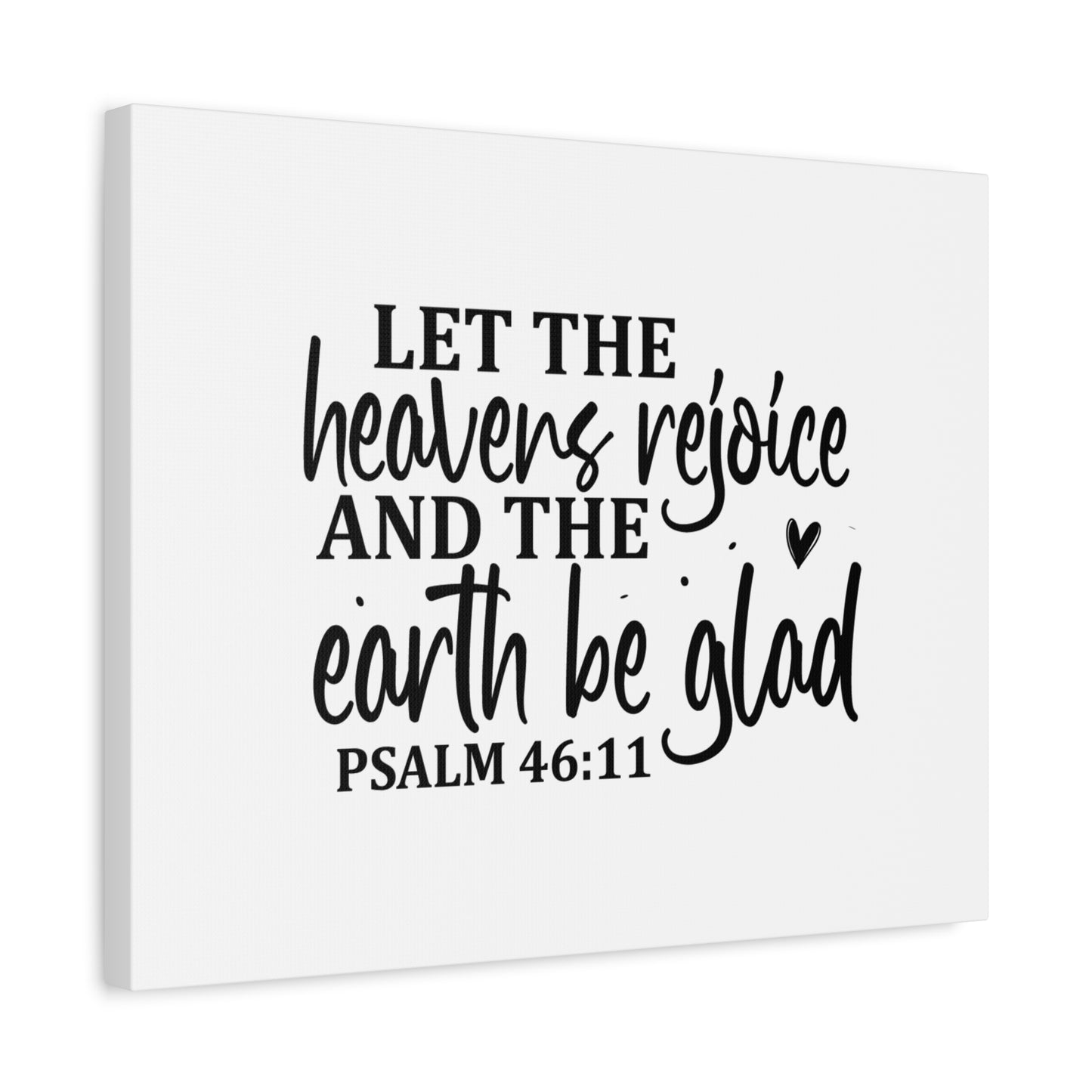 Scripture Canvas Healers Rejoice Psalm 46:11 Christian Wall Art Bible Verse Print Ready to Hang