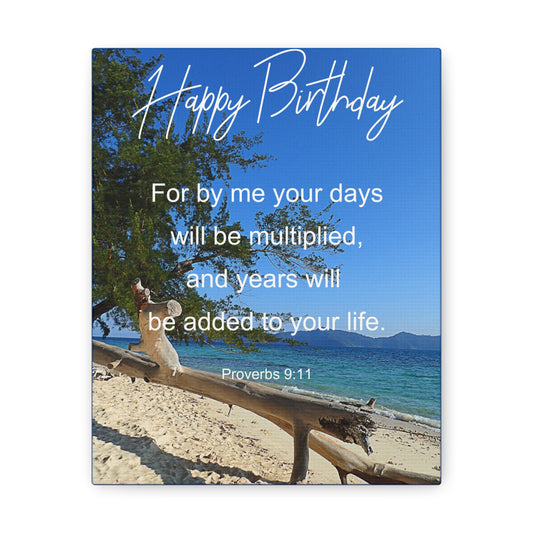 Will Be Multiplied Proverbs 9:11Bible Verse Canvas Christian Wall Art Bible Verse Print Ready To Hang