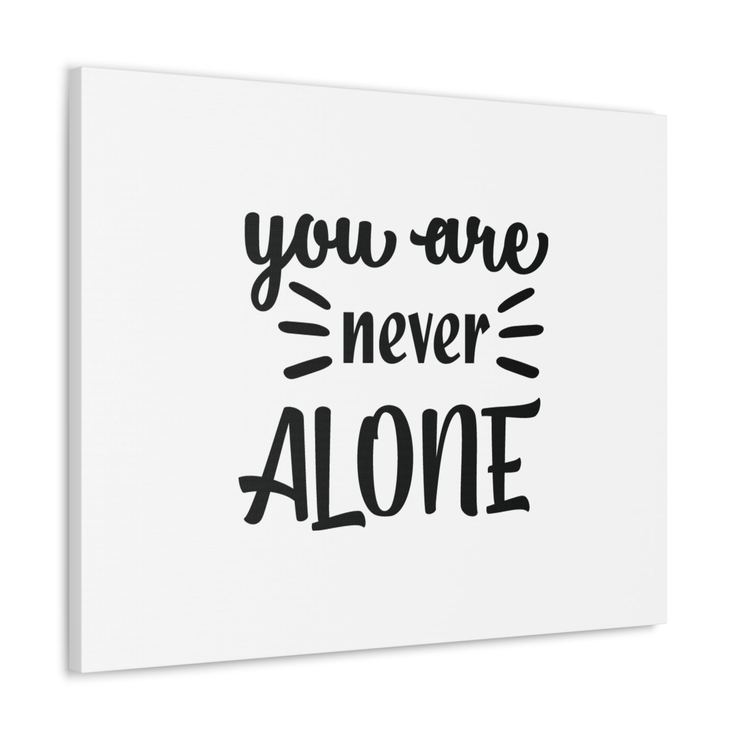 You Are Never Alone Jeremiah 29:11 Christian Wall Art Bible Verse Print Ready to Hang