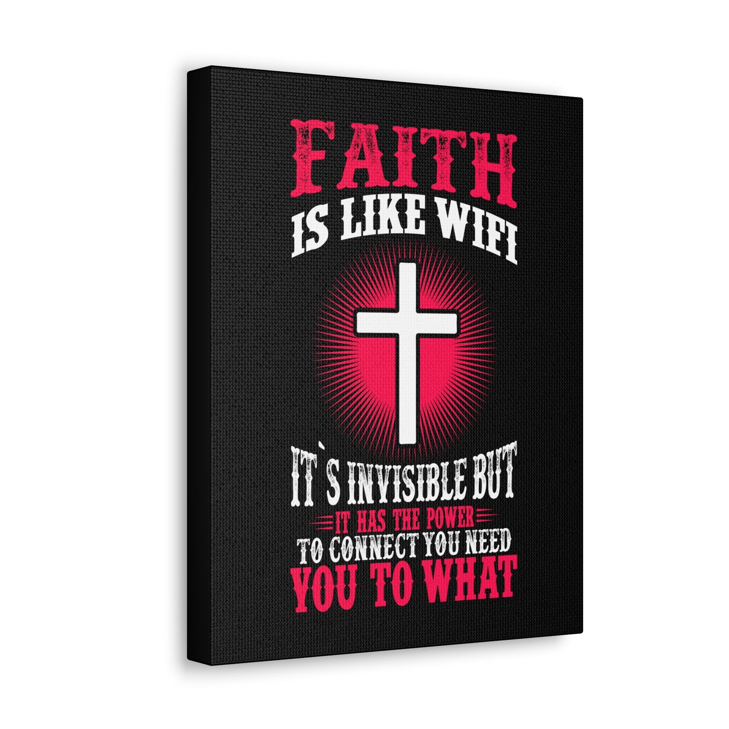 The Power To Connect James 2:22 Christian Wall Art Bible Verse Print Ready to Hang