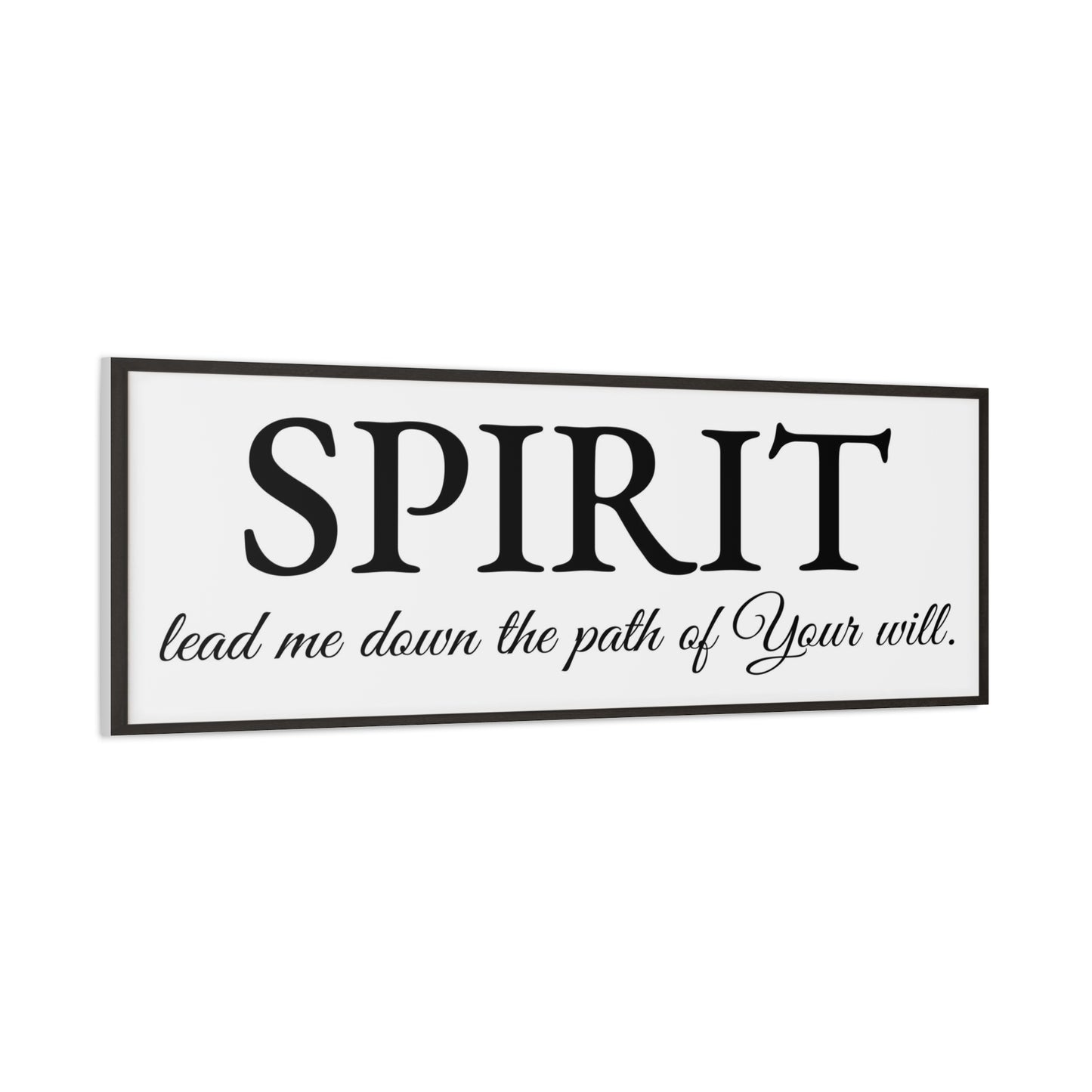 Scripture Walls Spirit Lead Me White Bible Verse Canvas Christian Wall Art Ready to Hang Unframed