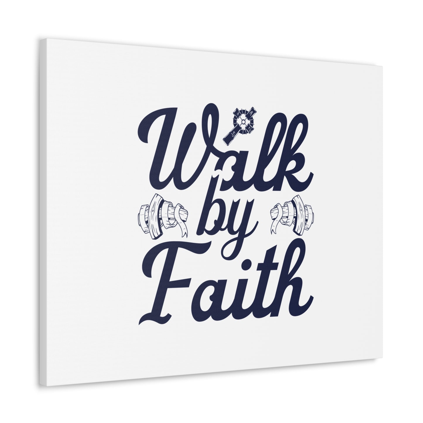 Walk By Faith Ephesians 2:8 Christian Wall Art Bible Verse Print Ready to Hang