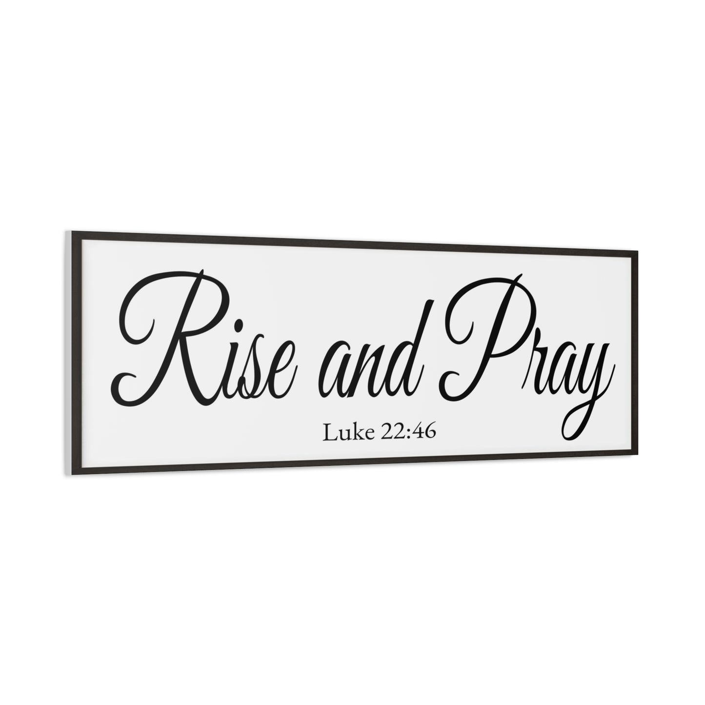 Scripture Walls Luke 22:46 White Bible Verse Canvas Christian Wall Art Ready to Hang Unframed