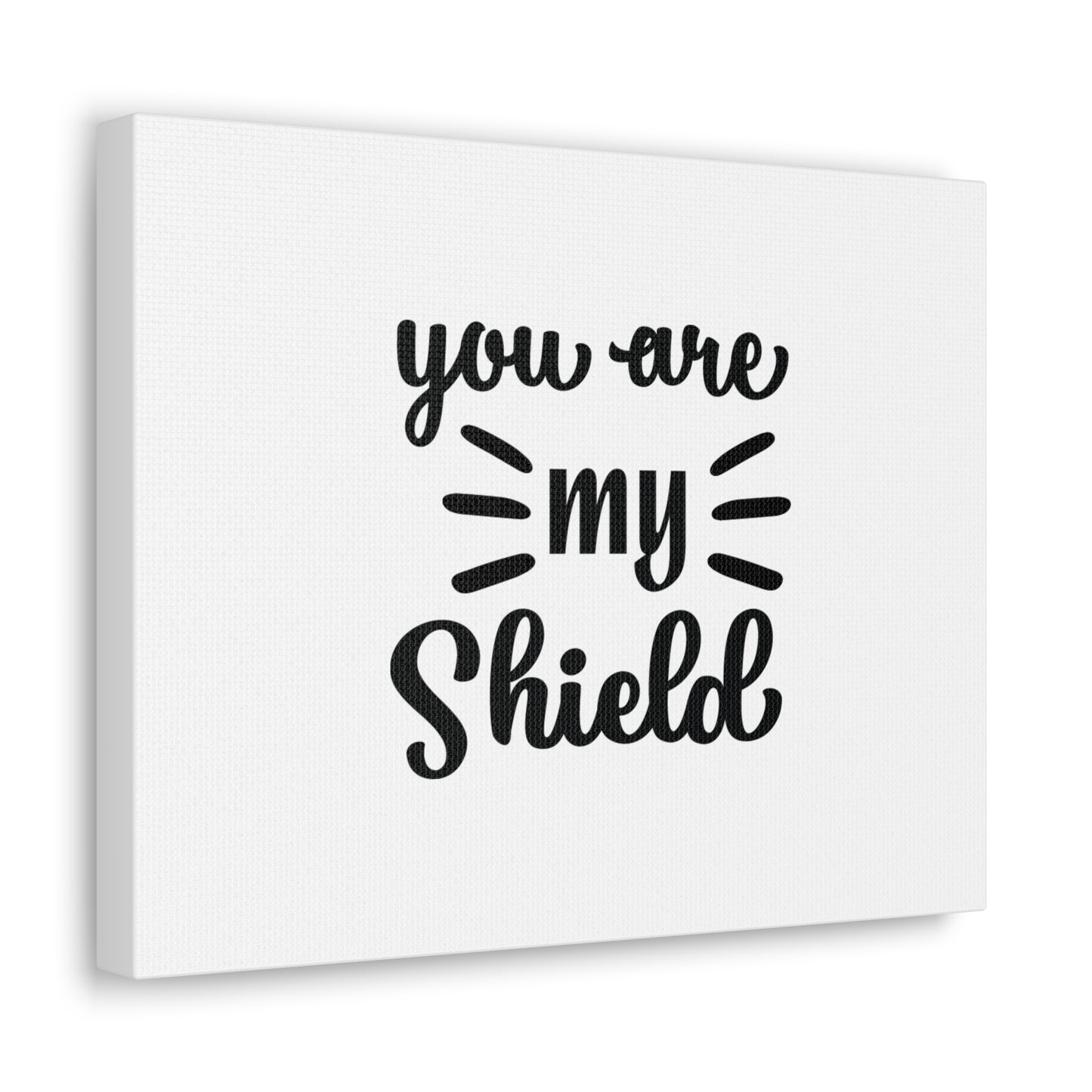 You Are My Shield Psalm 3:3 Christian Wall Art Bible Verse Print Ready to Hang