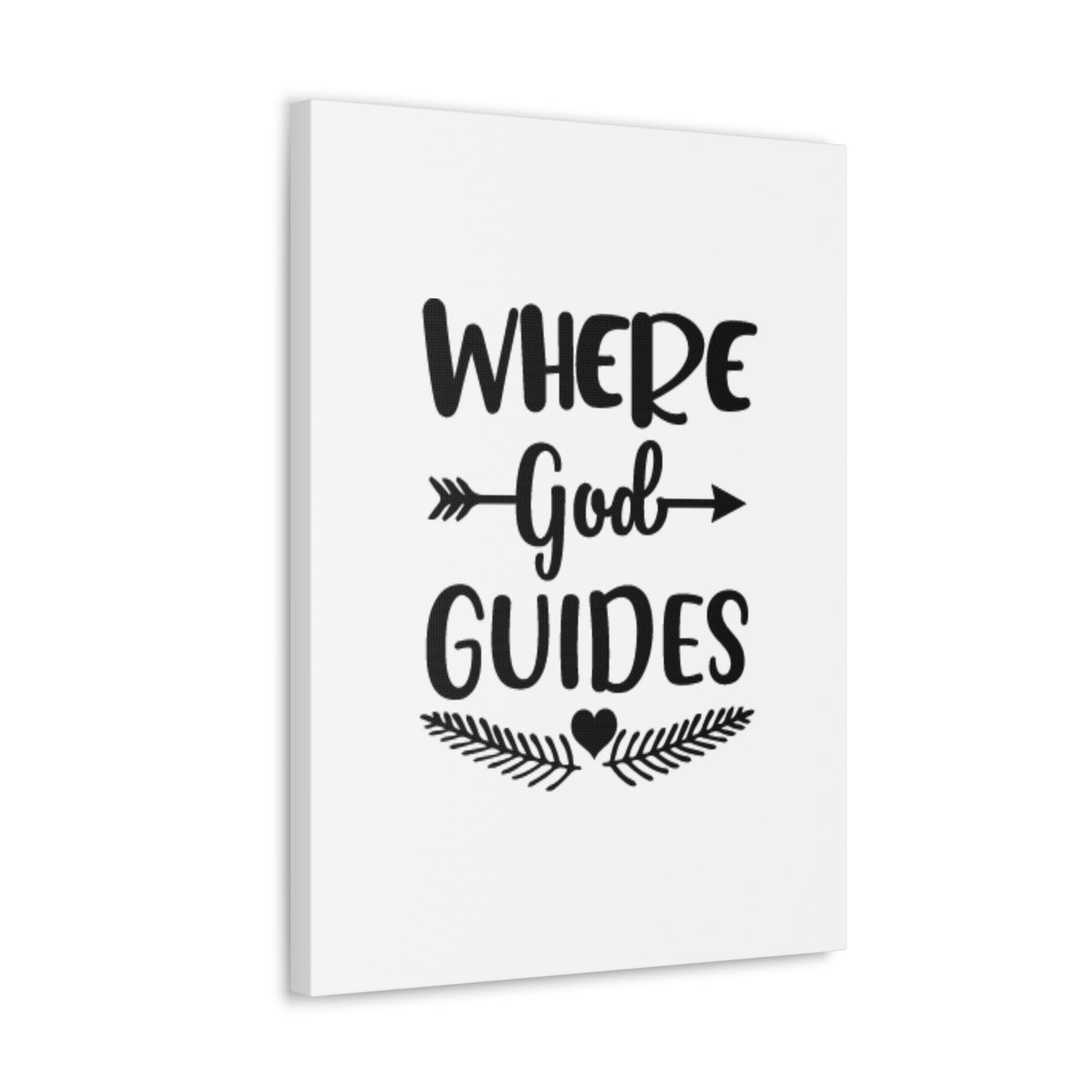 Where God Guides Isaiah 58:11 Christian Wall Art Bible Verse Print Ready to Hang