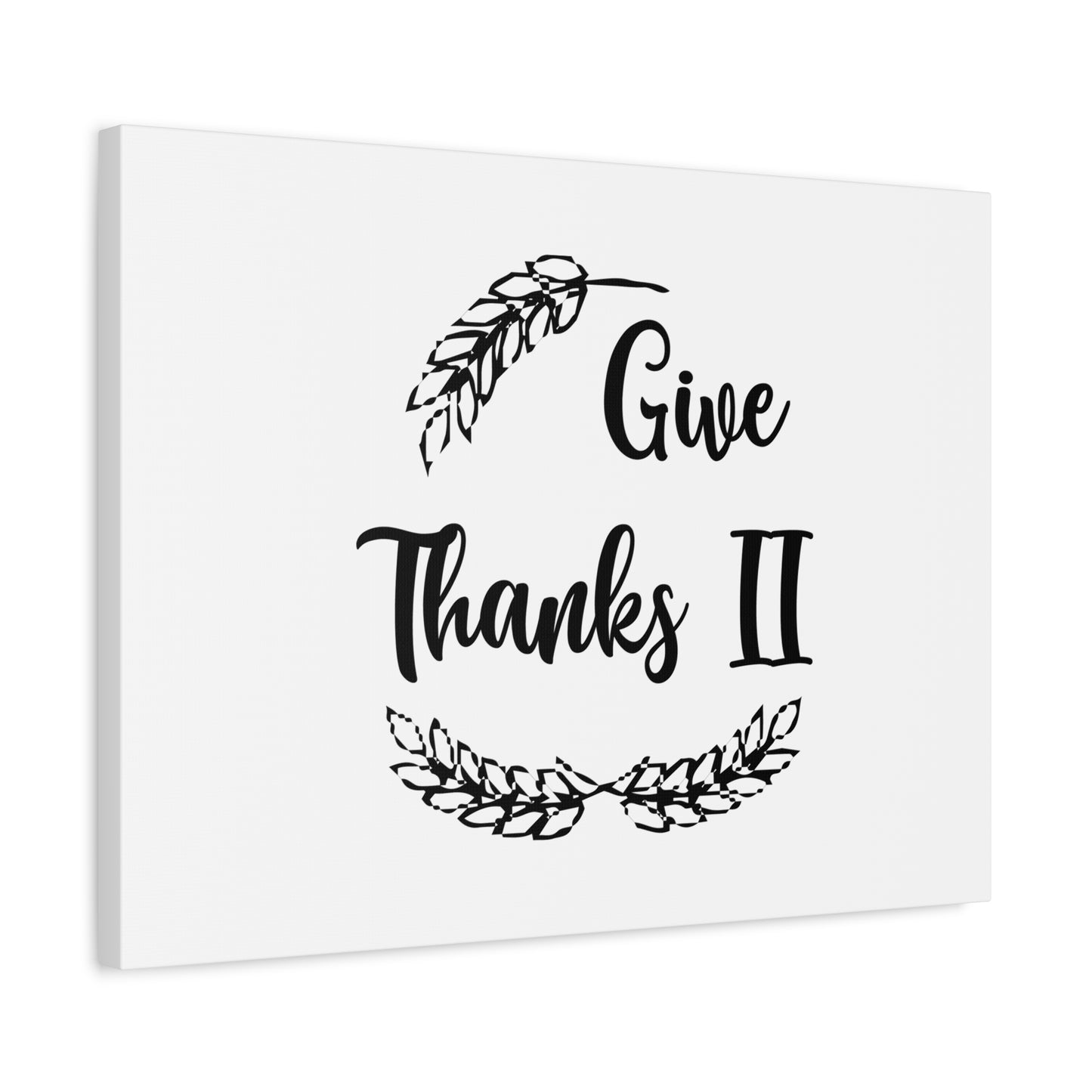 Scripture Canvas Give Thanks Psalm 7:17 Christian Wall Art Bible Verse Print Ready to Hang