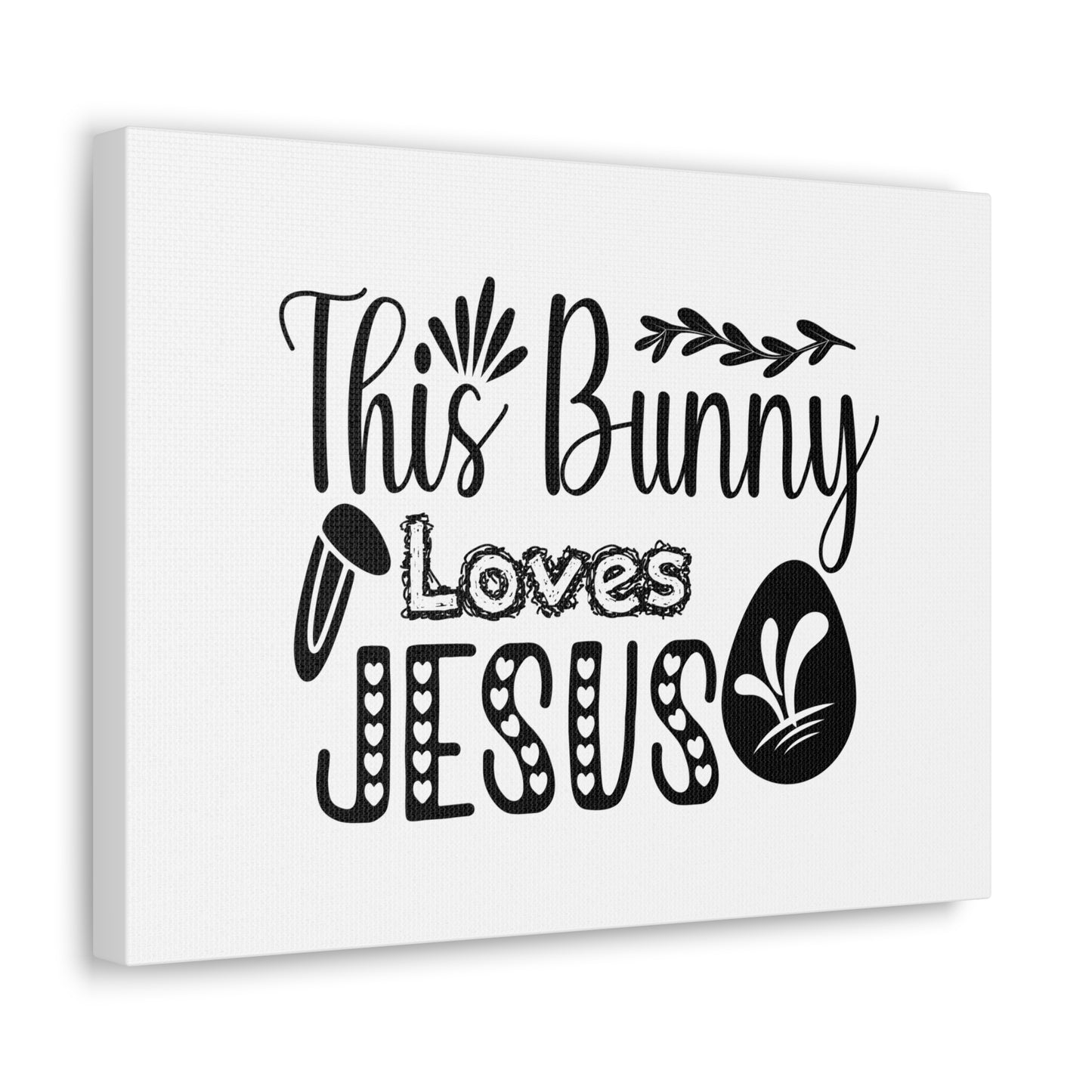 This Bunny Love Jesus John 14:15 Christian Wall Art Bible Verse Print Ready to Hang