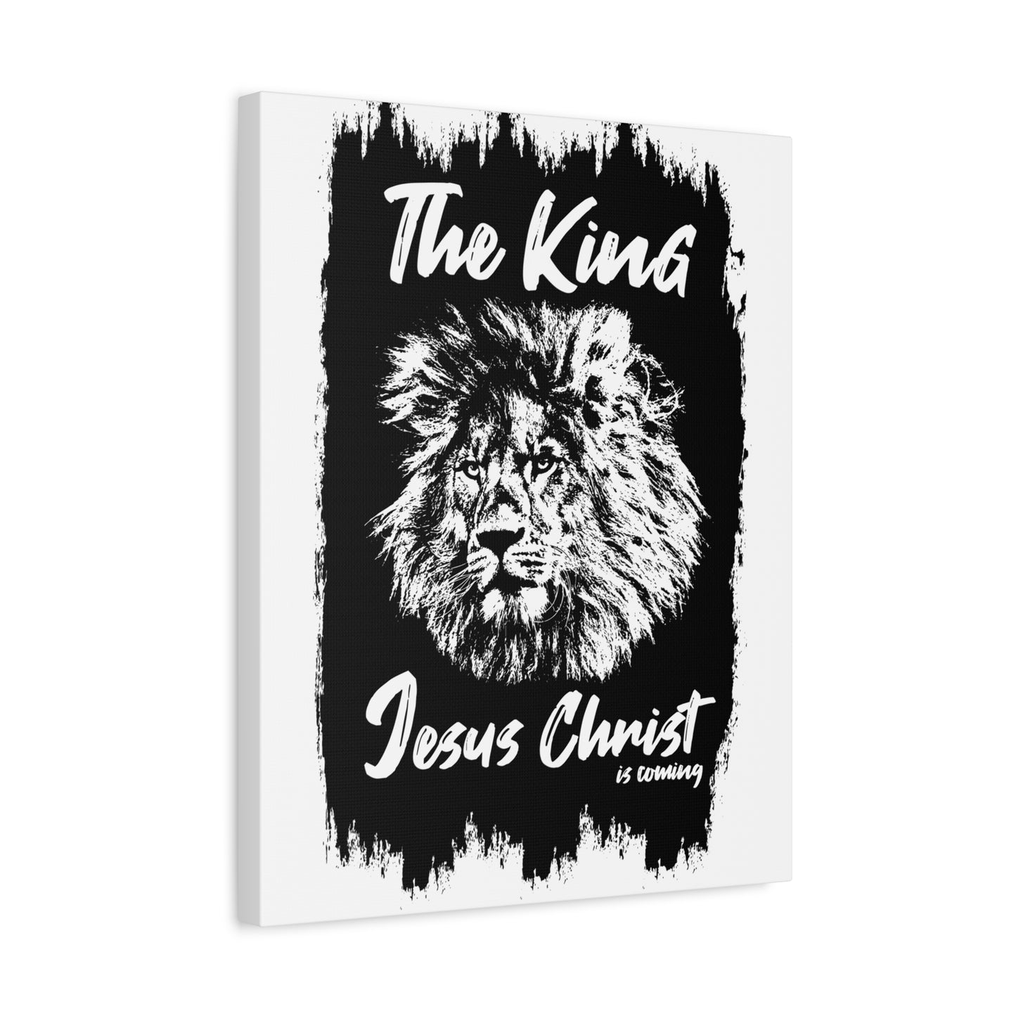 Scripture Walls King Jesus is Coming Bible Verse Canvas Christian Wall Art Ready to Hang Unframed
