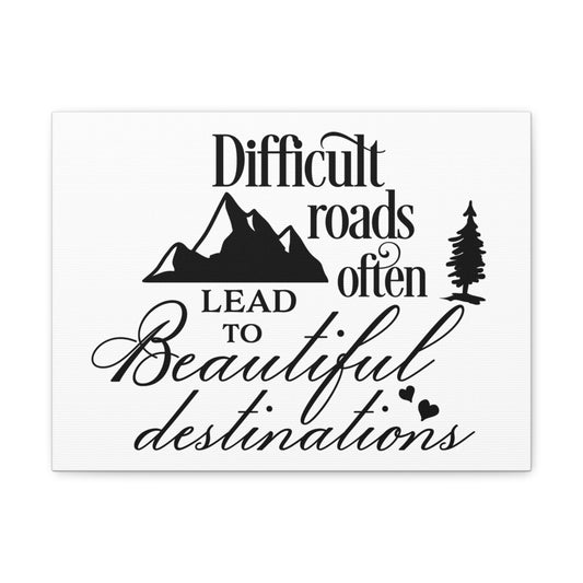 To Beautiful Romans 15:4 Destinations Christian Wall Art Print Ready to Hang