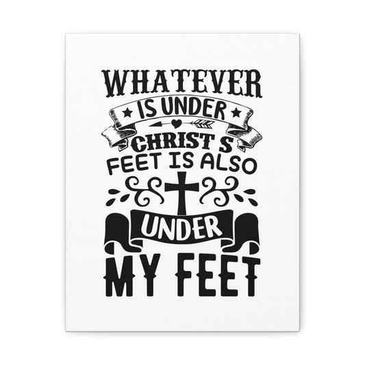 Under Christ 1 Corinthians 15:27 Christian Wall Art Bible Verse Print Ready to Hang