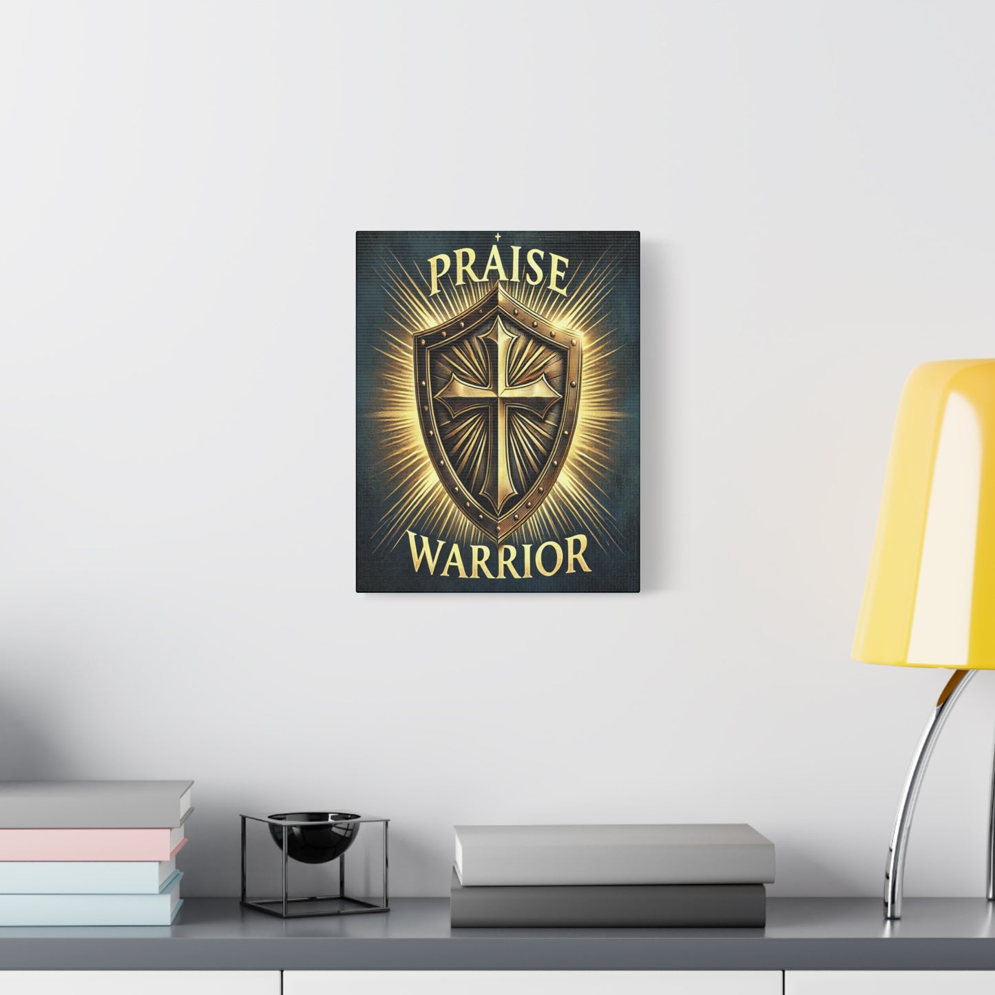 Scripture Walls Praise Warrior Psalm 149 Bible Verse Canvas Christian Wall Art Ready to Hang Unframed