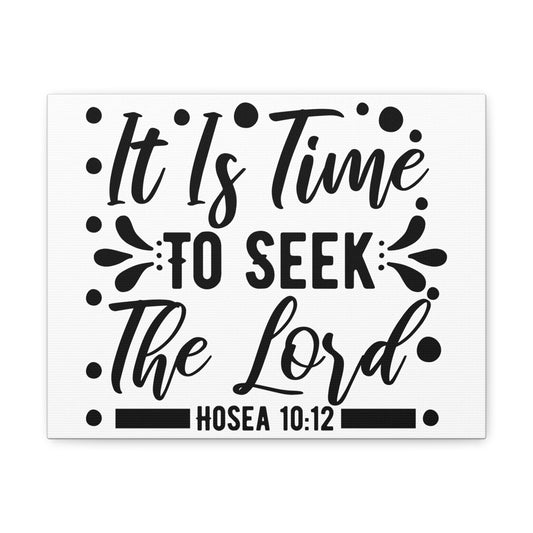 Time To Seek Hosea 10:12 Christian Wall Art Print Ready to Hang