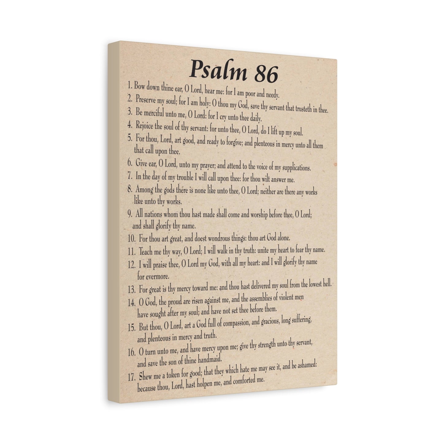 Scripture Walls Praying in Difficult Times Psalm 86:2 Bible Verse Canvas Christian Wall Art Ready to Hang